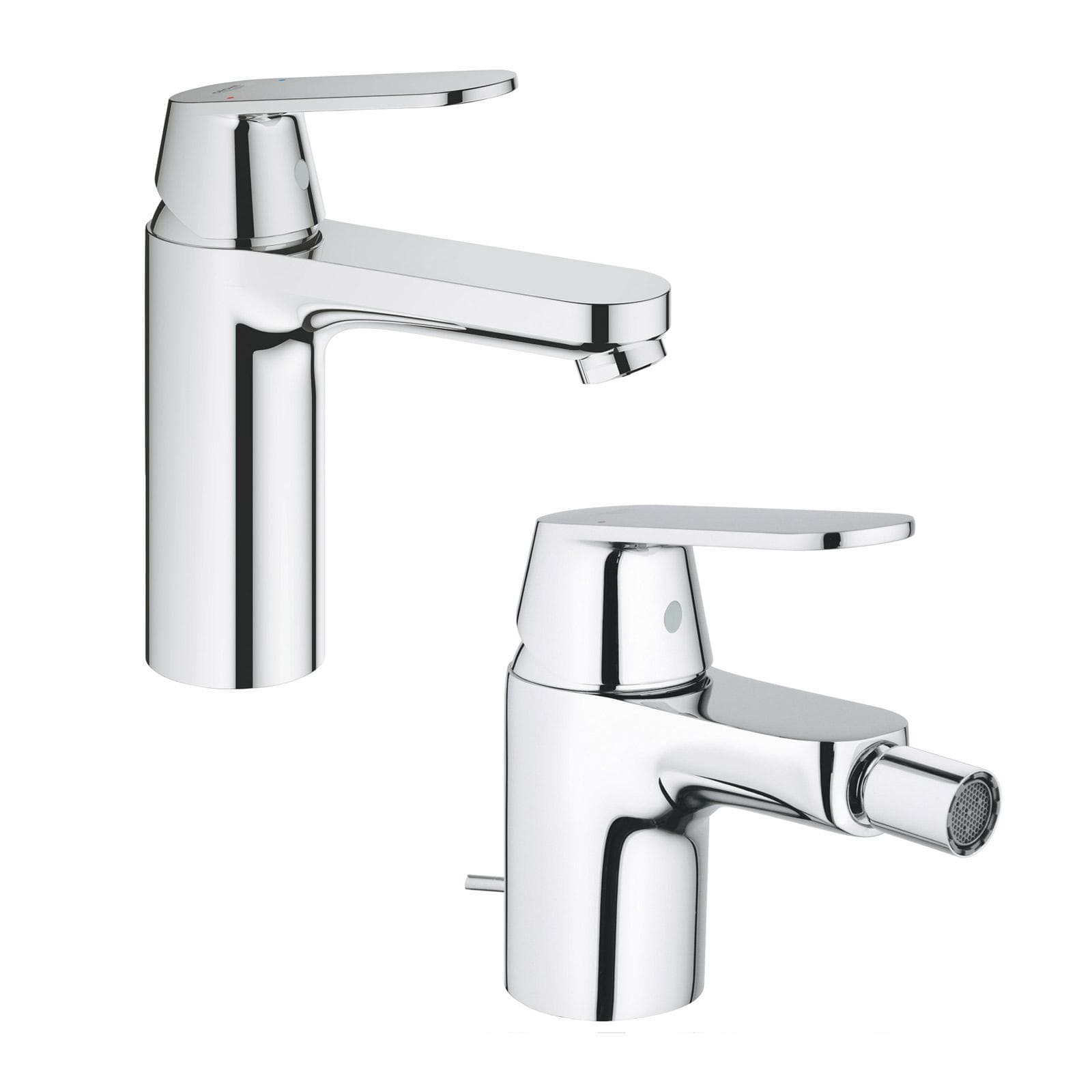 Grohe coppia di miscelatori Eurosmart Cosmopolitan lavabo M e bidet a risparmio idrico