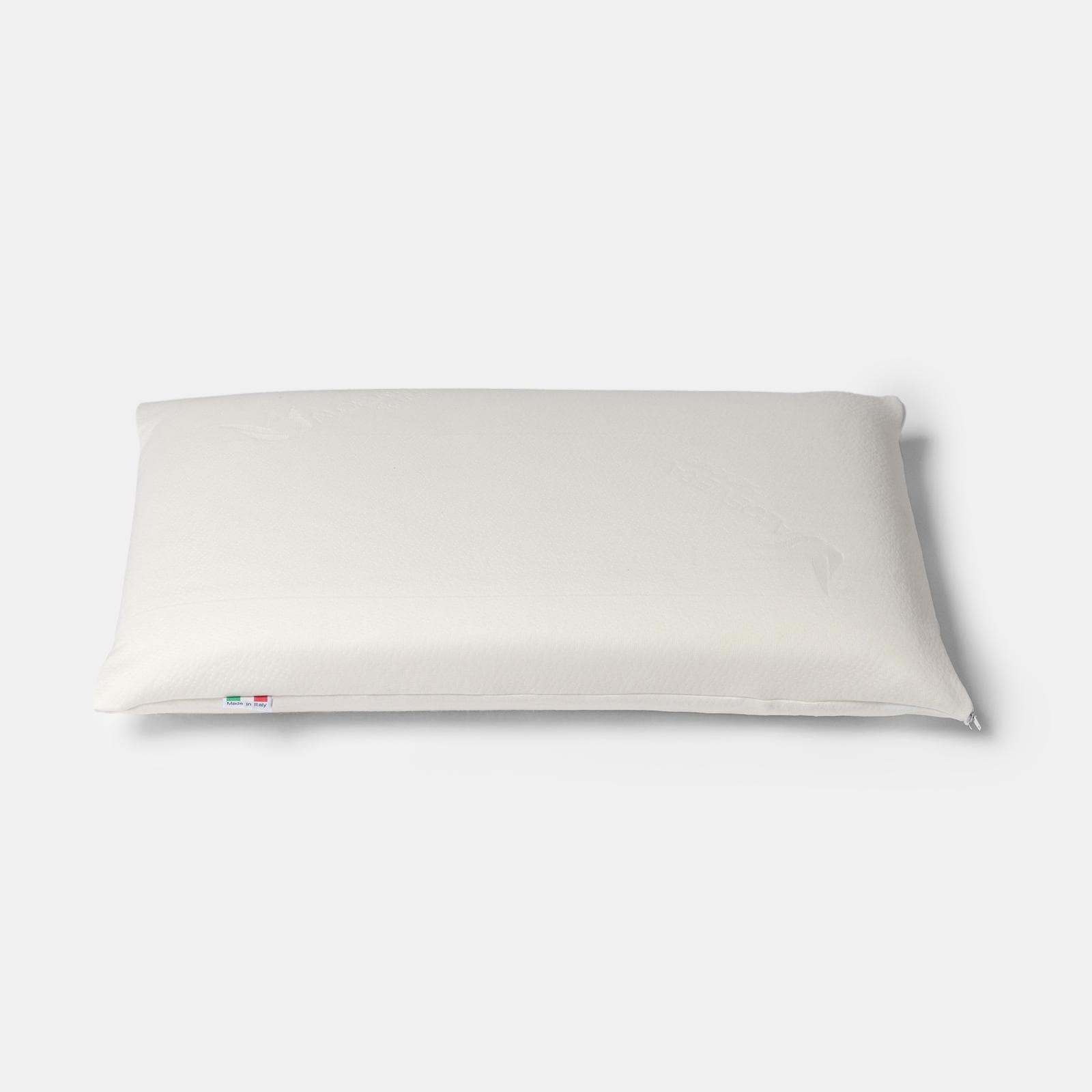 Guanciale sfoderabile 42x72 cm in Memory Prime con rivestimento Aloe h 13 cm - Moelle