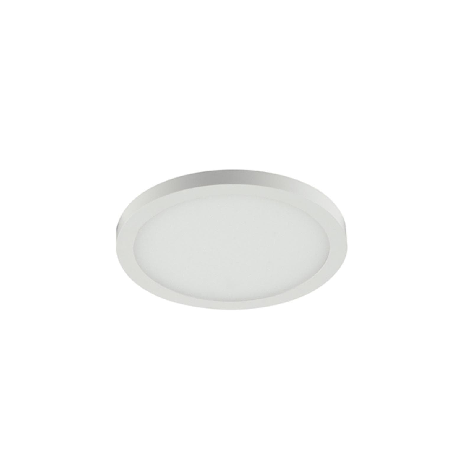 Incasso 22x2,5 cm in alluminio bianco con bordo effetto plafoniera
