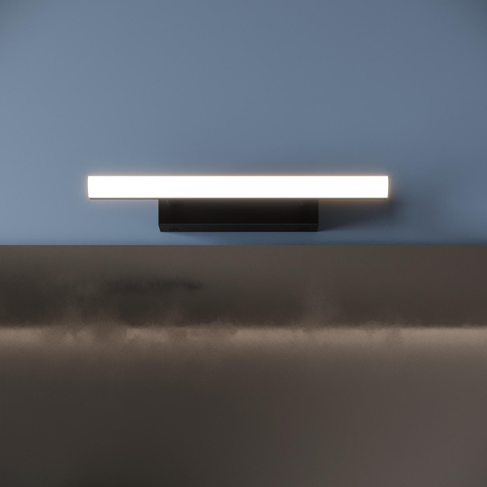 Lampada applique orientabile 30 cm in metallo nero opaco - Orients
