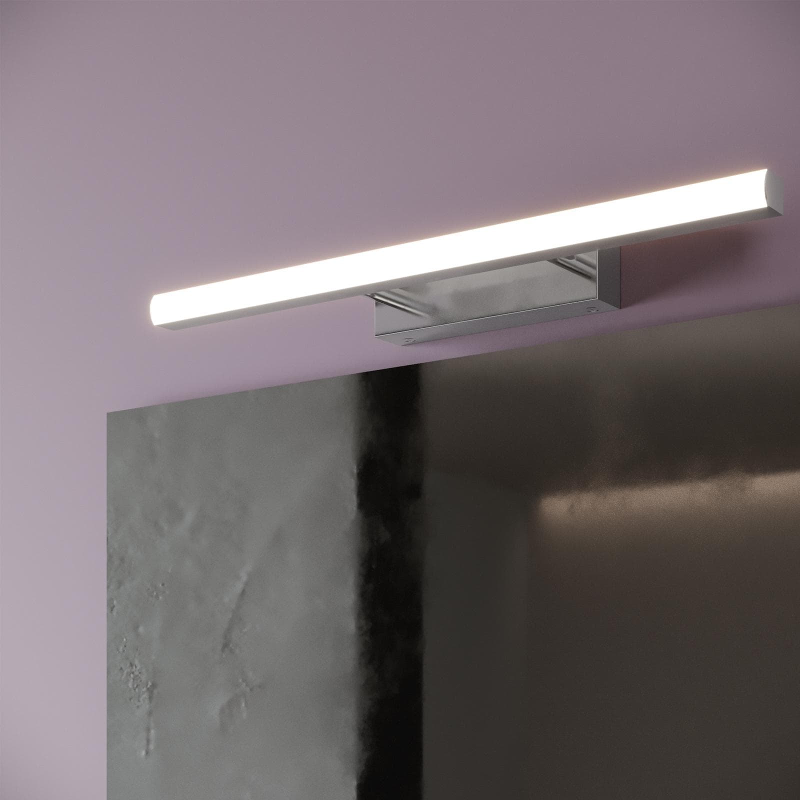 Lampada applique orientabile 45 cm in metallo cromo - Orients