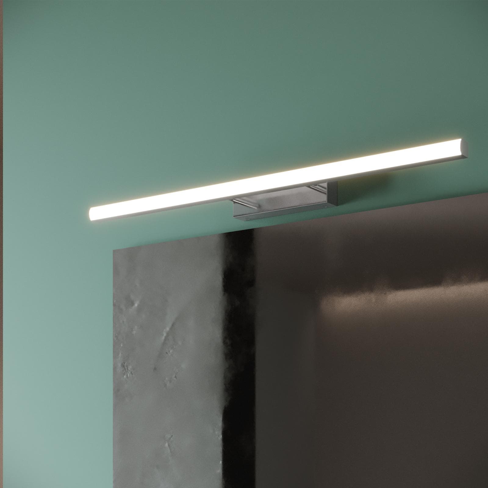 Lampada applique orientabile 65 cm in metallo cromo - Orients