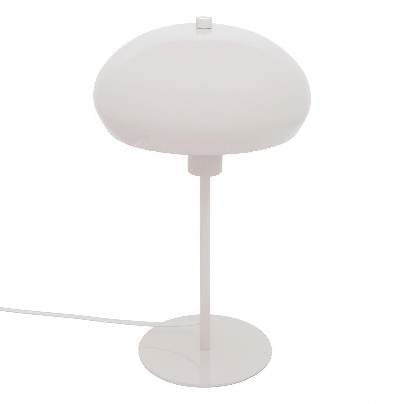 Lampada da tavolo 38h cm in acciaio bianco - Conway