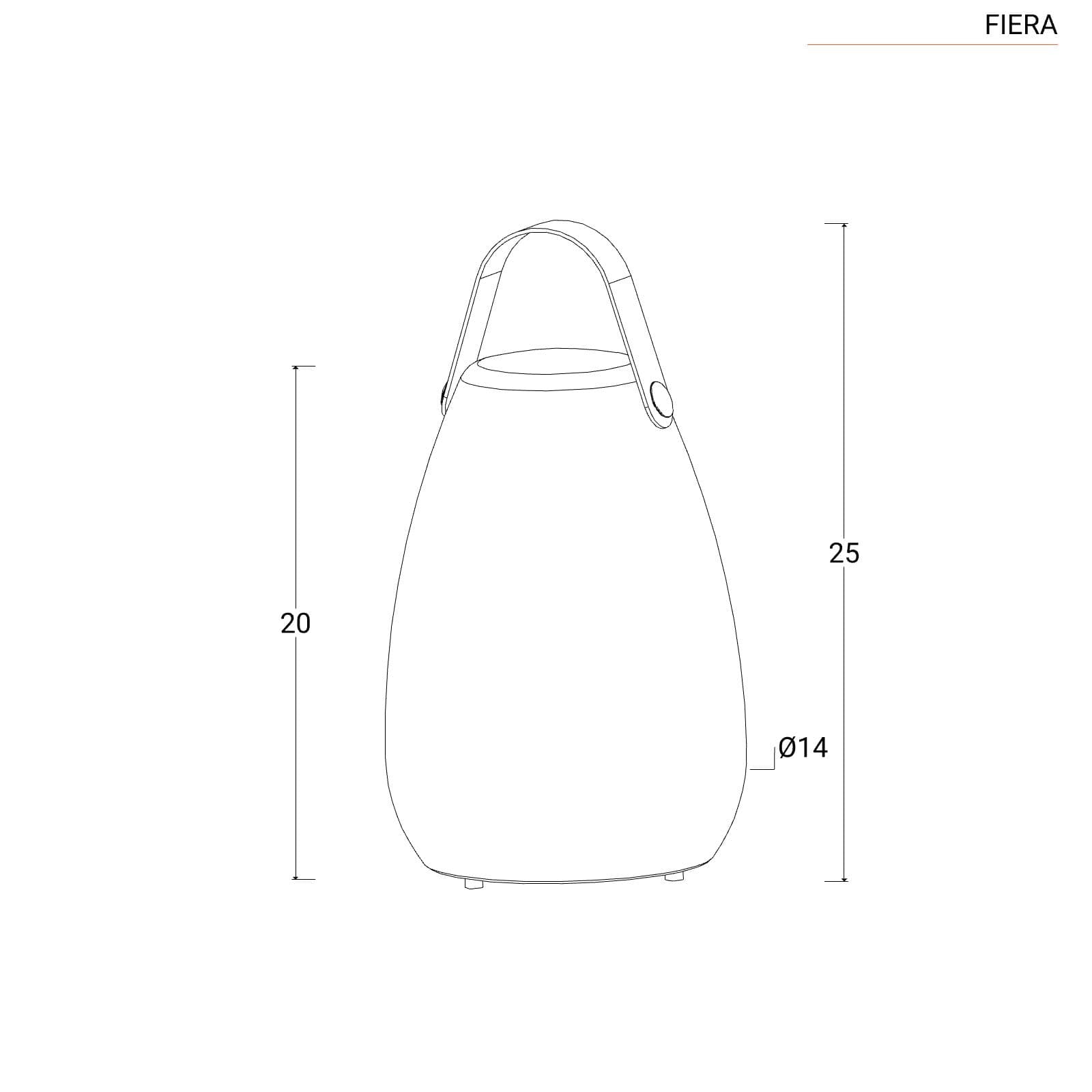 Lampada da tavolo a 7 colori con telecomando - Fiera