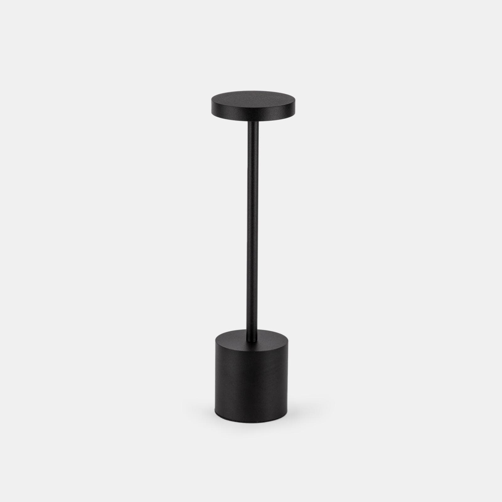 Lampada da tavolo portatile a LED 11x38h cm in alluminio nero - Spritz