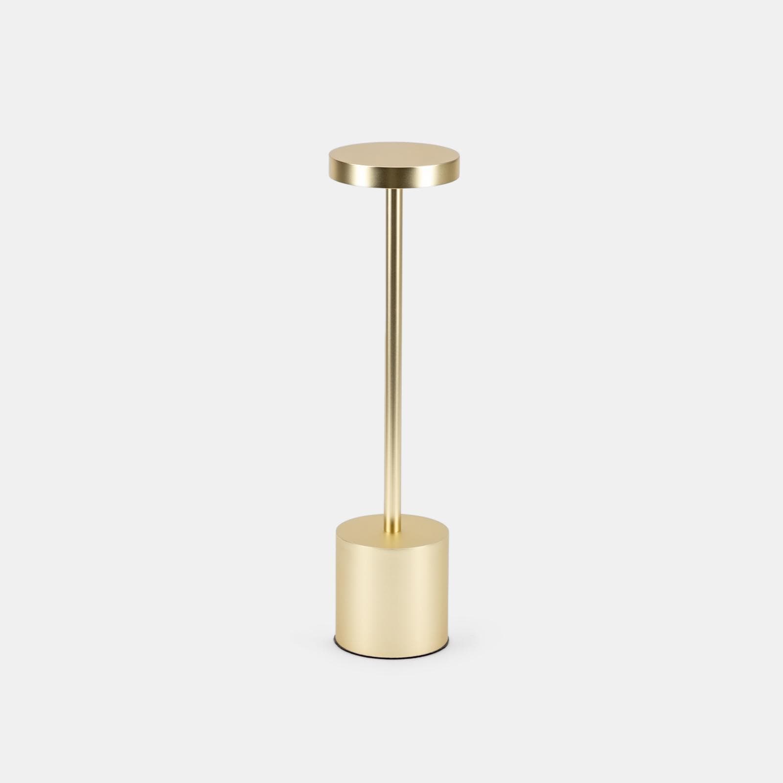 Lampada da tavolo portatile a LED 11x38h cm in alluminio oro - Spritz