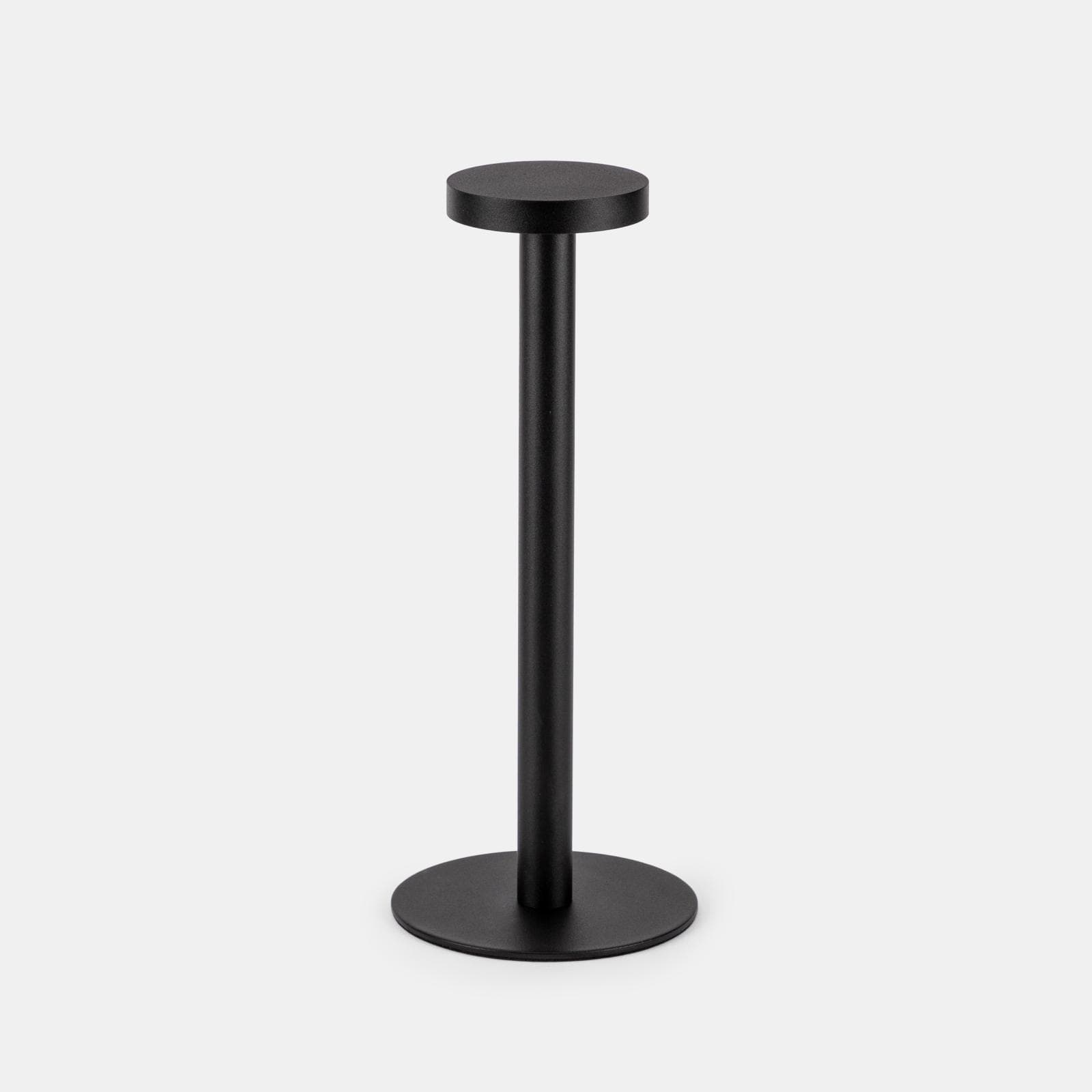Lampada da tavolo portatile a LED 14x34h cm in alluminio nero - Fair