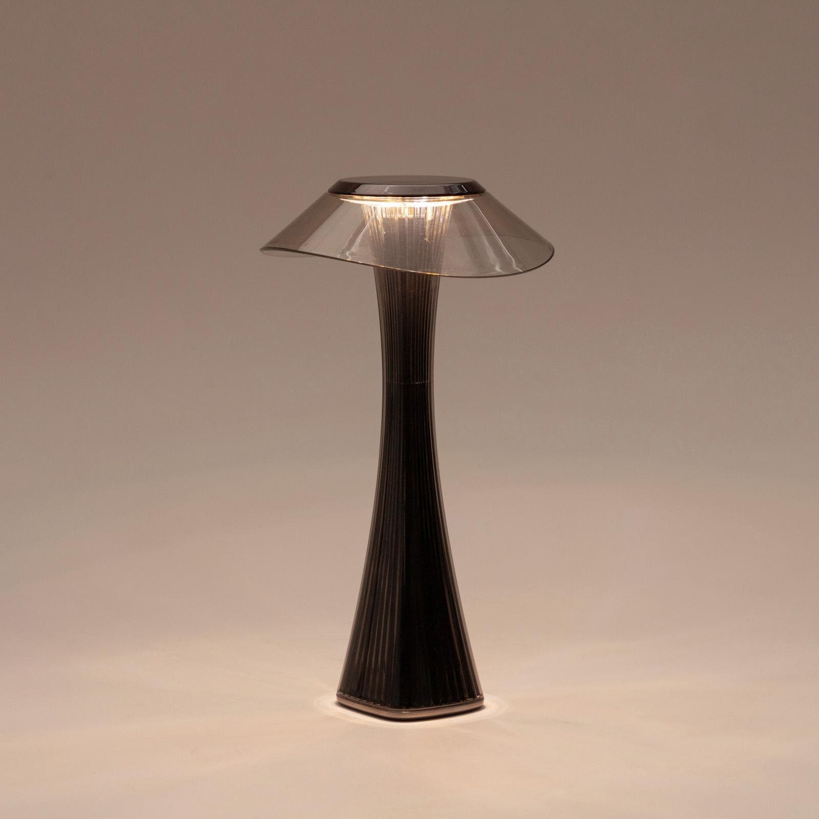 Lampada da tavolo touch 10x26 cm nera - Fenia
