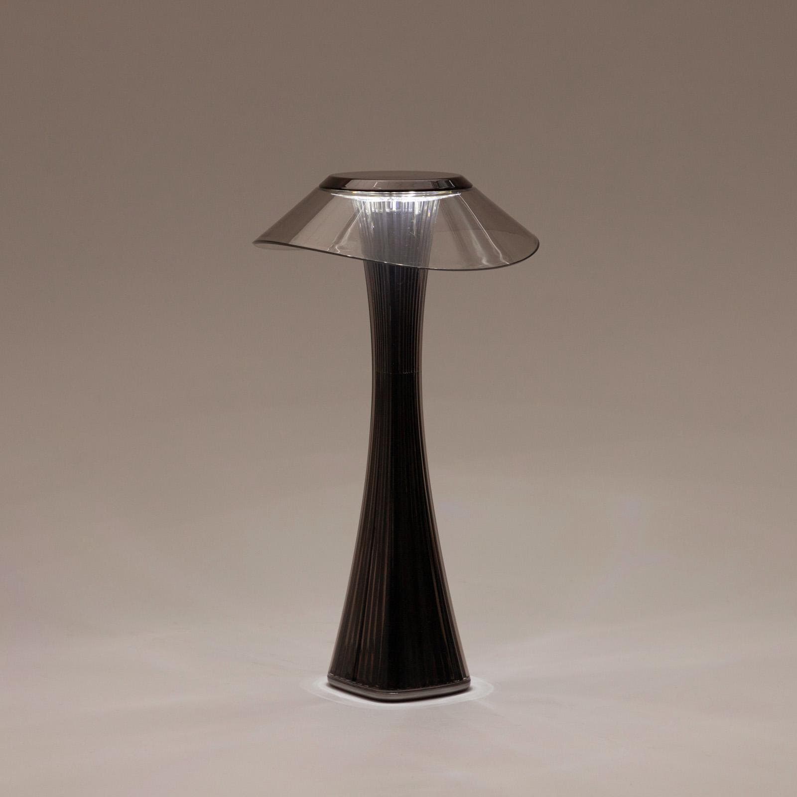 Lampada da tavolo touch 10x26 cm nera - Fenia