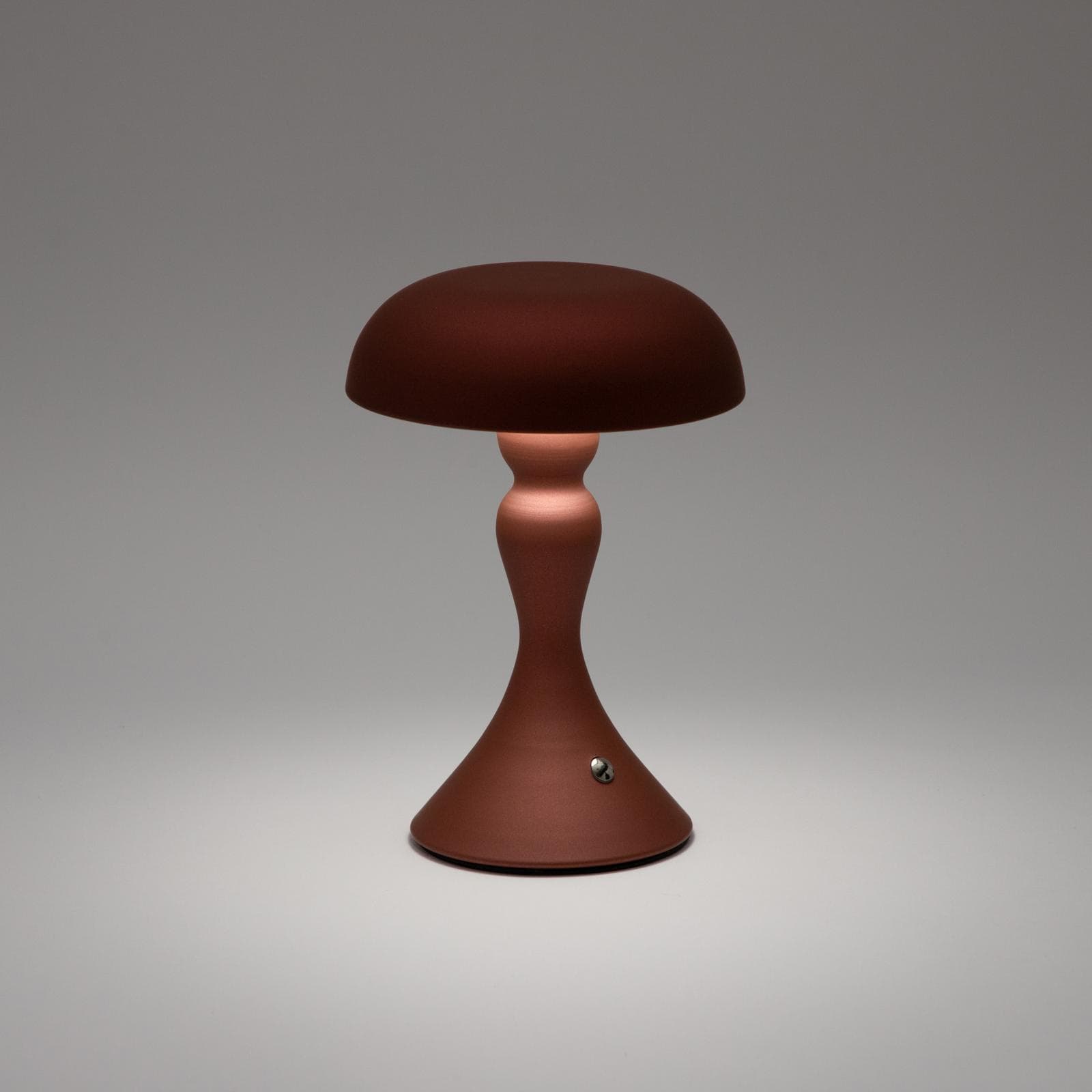 Lampada da tavolo touch 15x22 h cm in alluminio rame - Elide