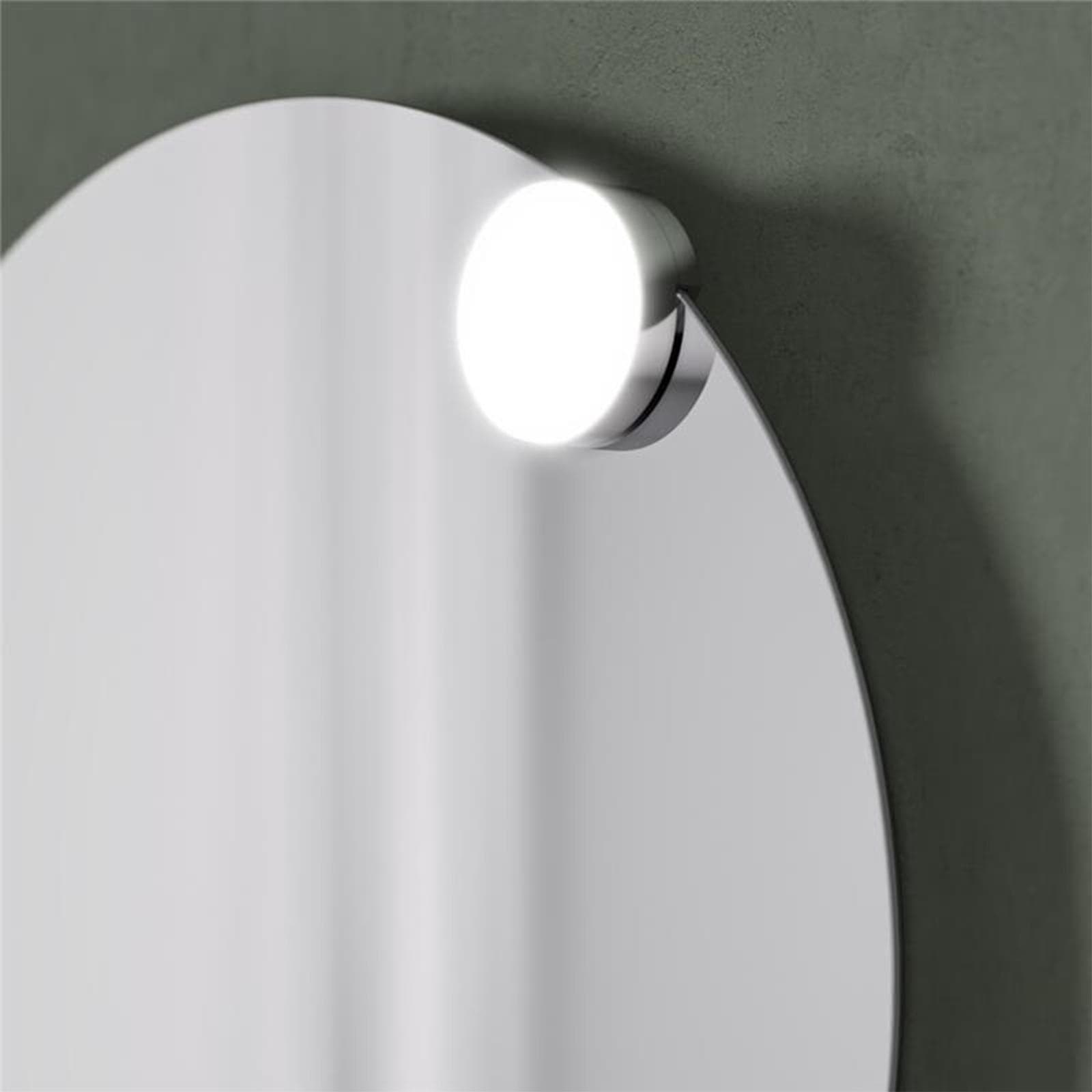 Lampada led Ø10 cm cromo - Aimee