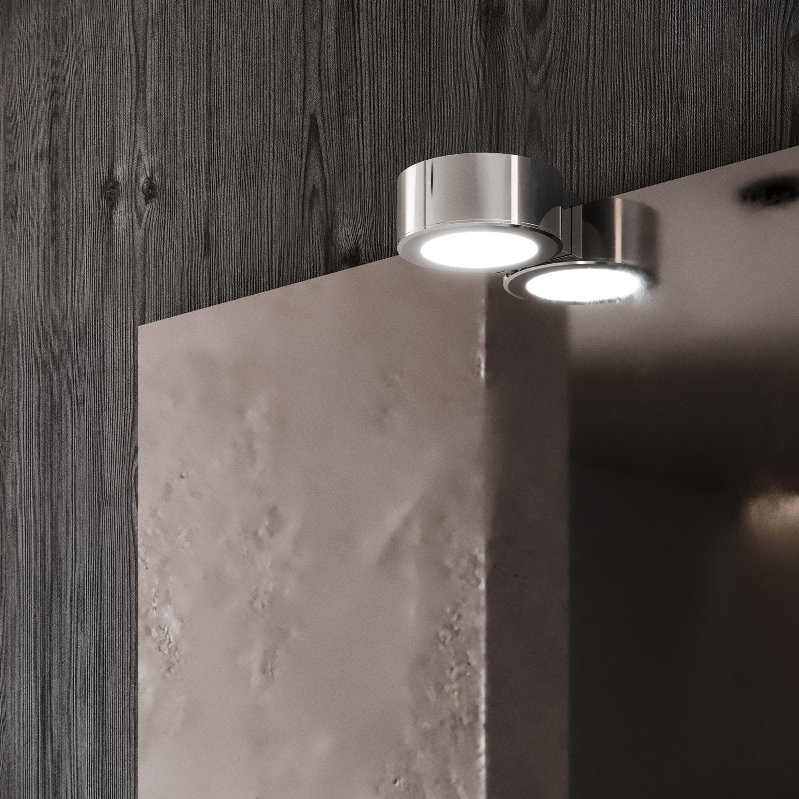 Lampada led 7,3 x 3,5 cm cromo - Dimy