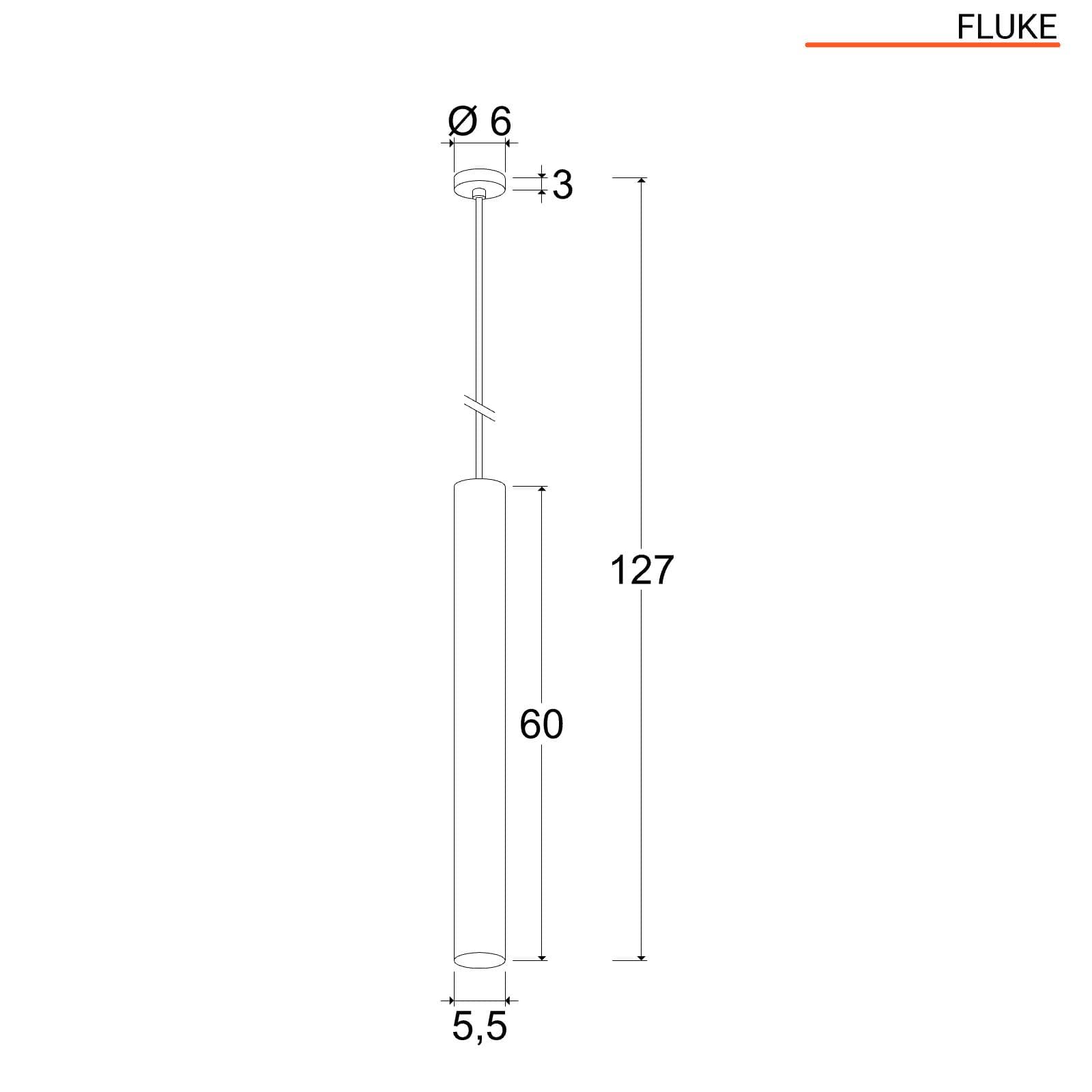 Lampada sospesa rotonda 5,5 cm in metallo marrone