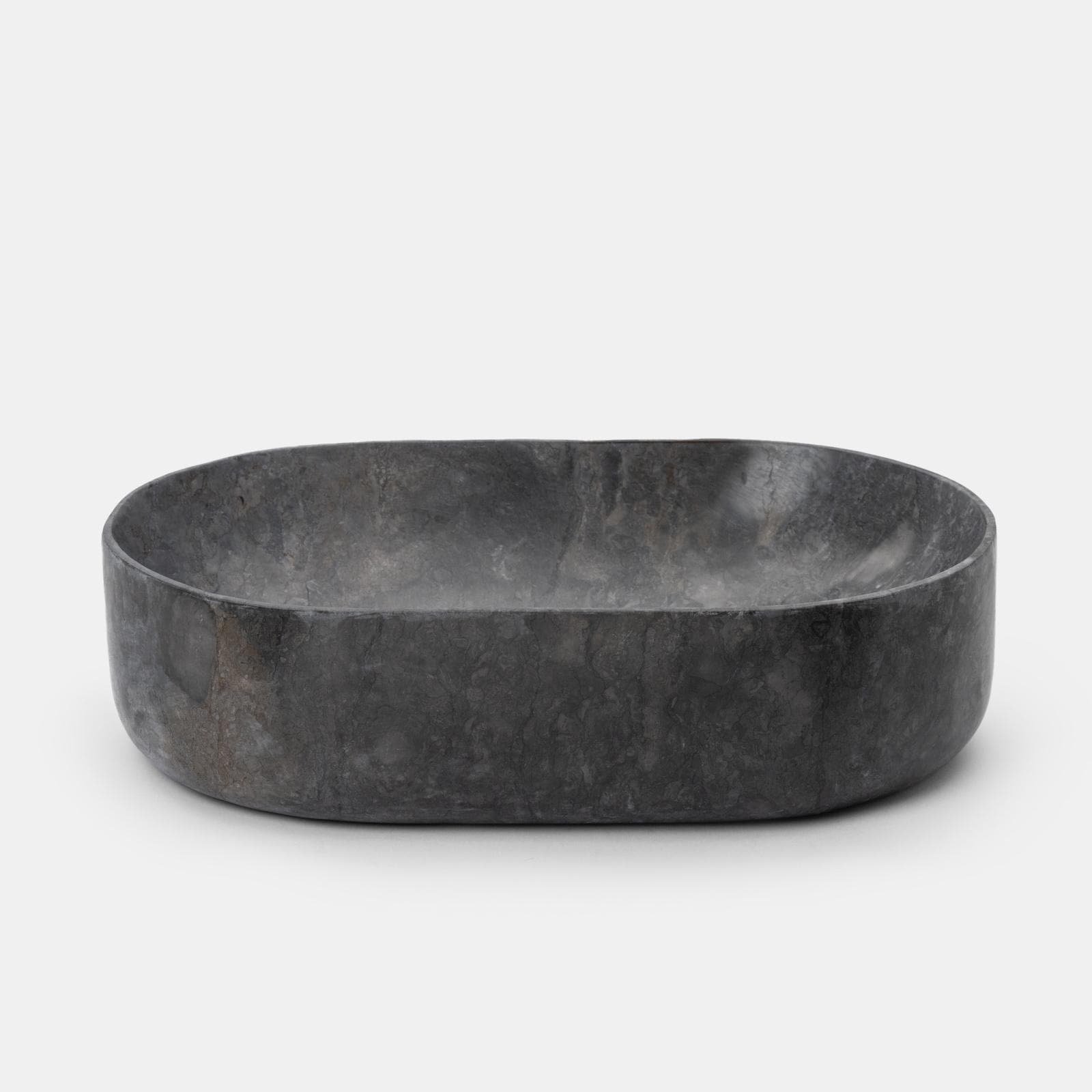 Lavabo da appoggio 58x38cm in marmo grigio - Artizan
