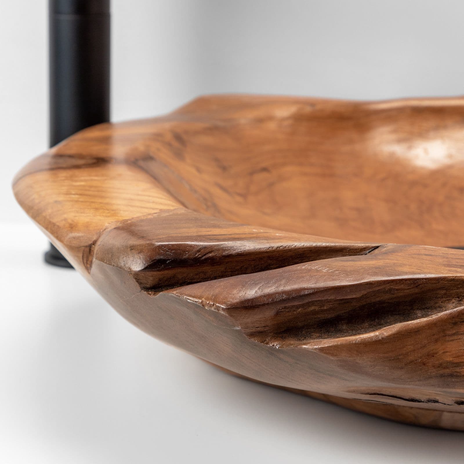 Lavabo d'appoggio 50 cm in teak - Piura