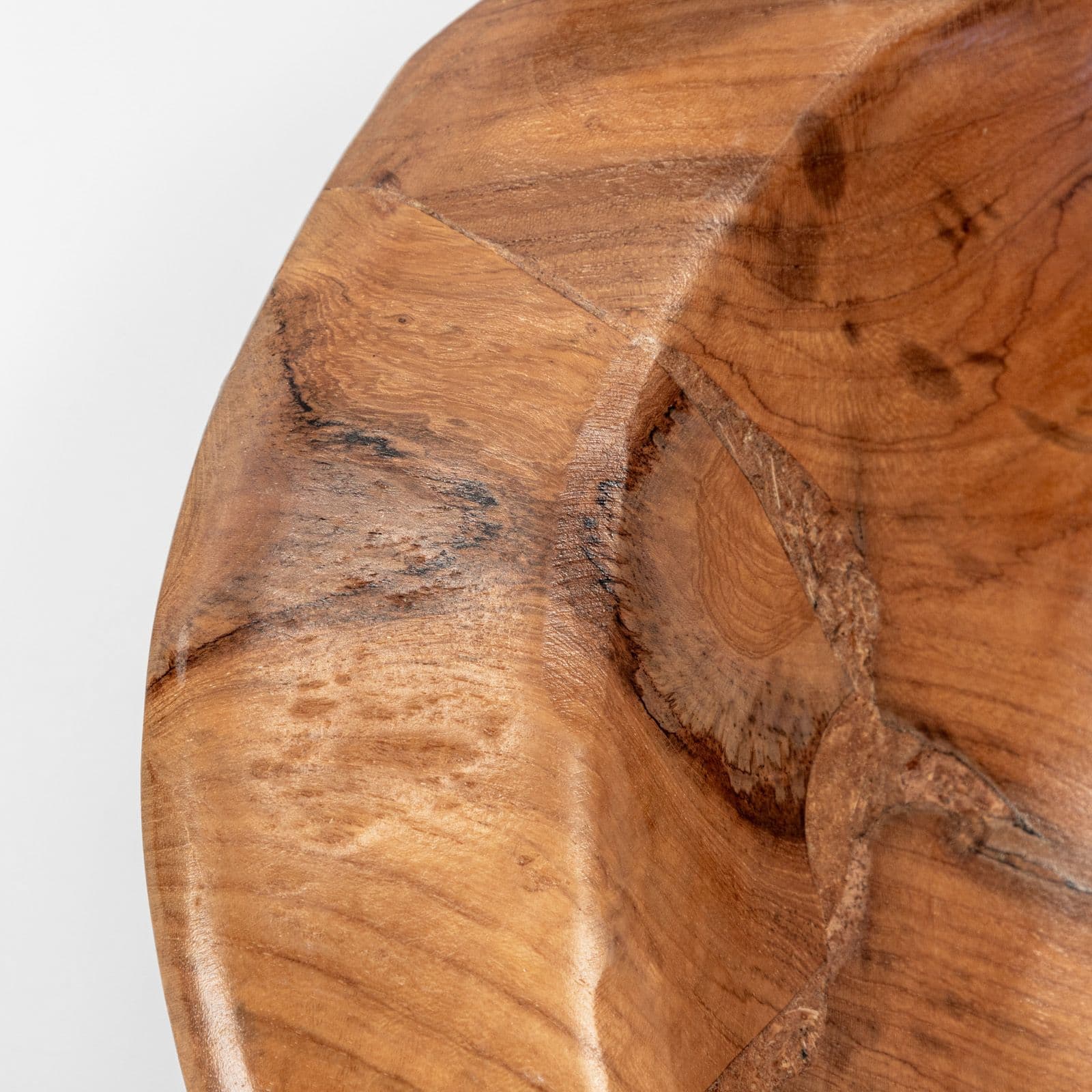 Lavabo d'appoggio 50 cm in teak - Piura