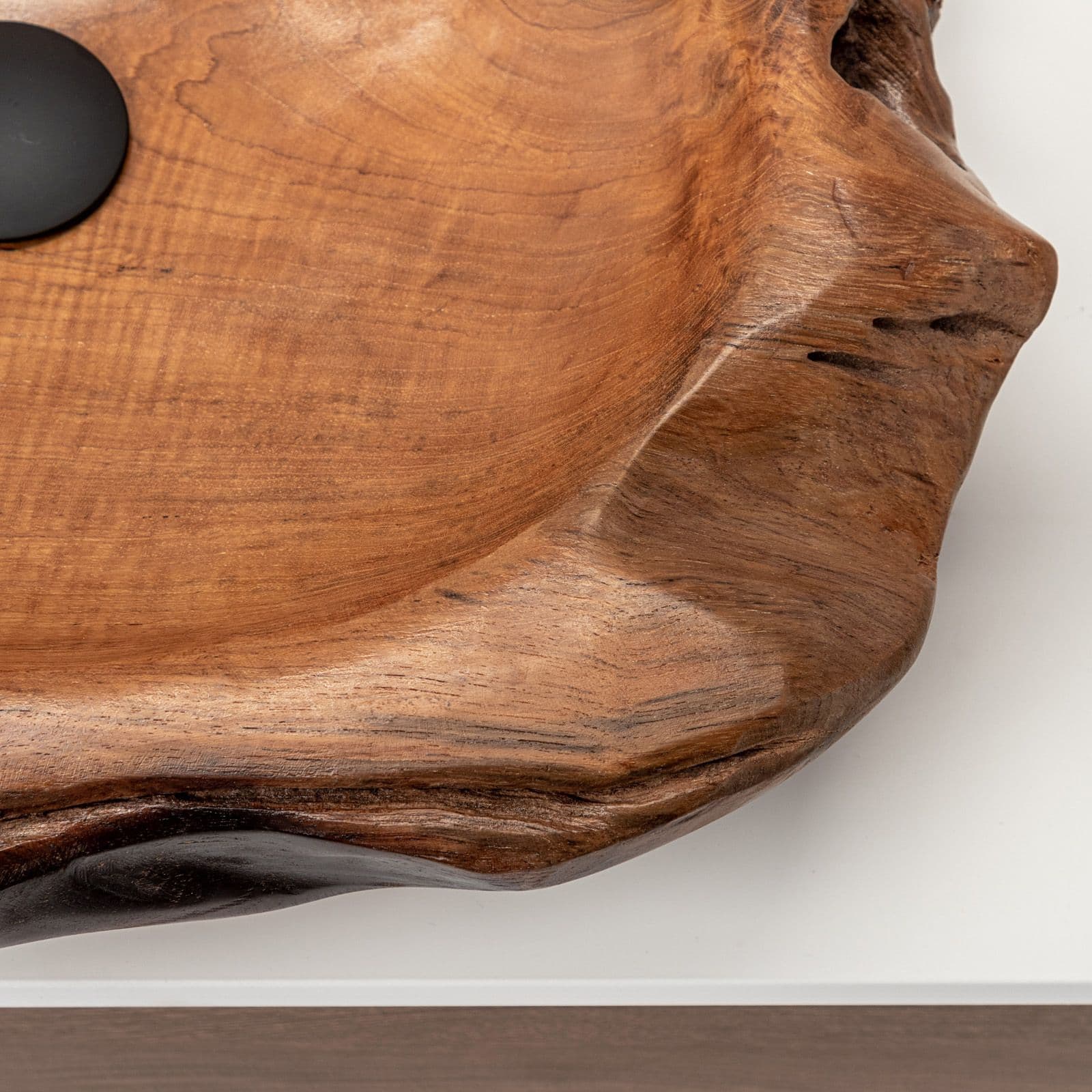 Lavabo d'appoggio 50 cm in teak - Piura