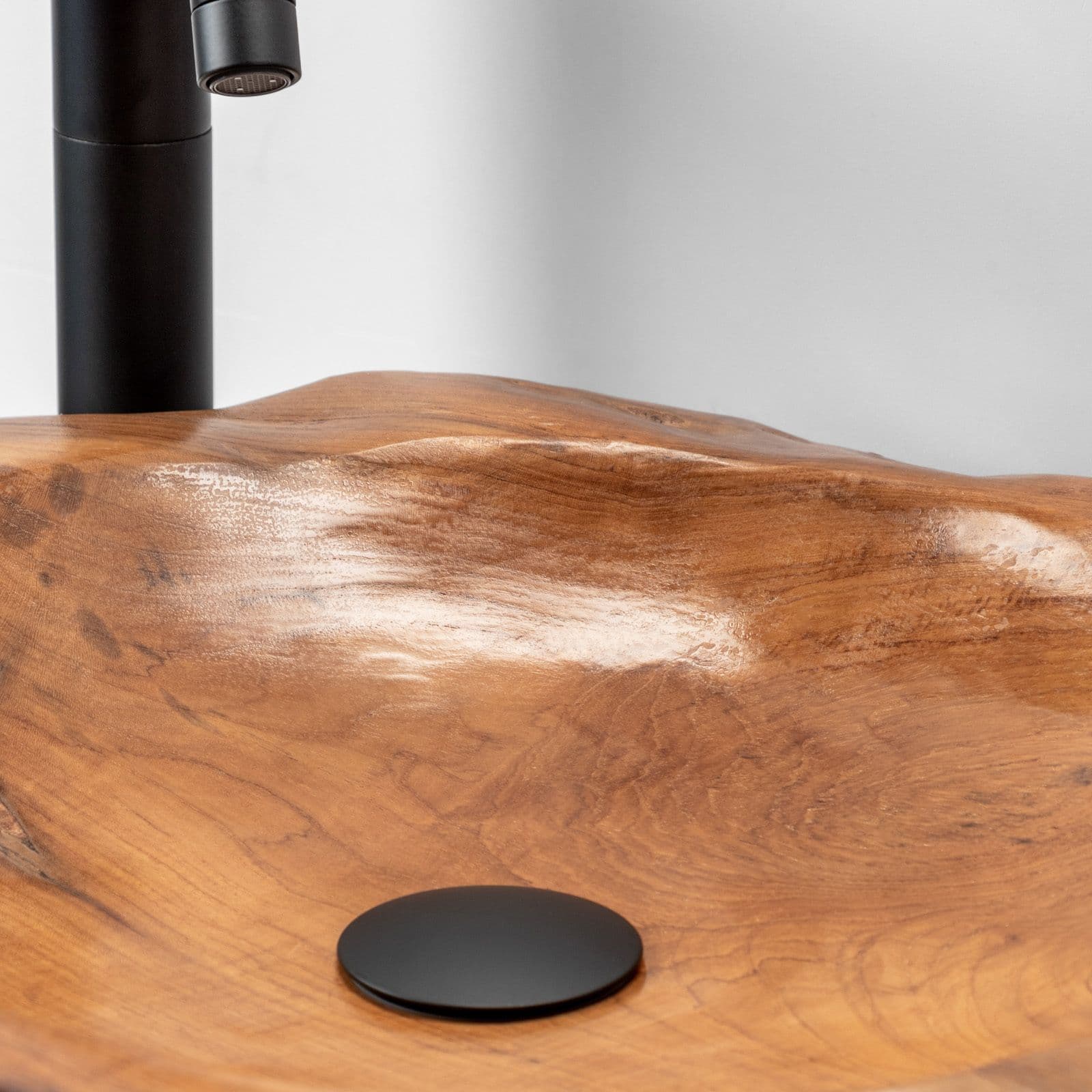 Lavabo d'appoggio 50 cm in teak - Piura