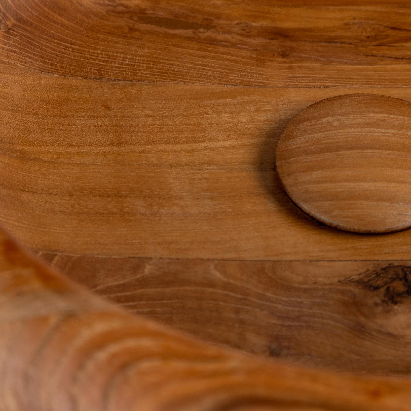 Lavabo d'appoggio in teak 40 x 12cm - Sinker