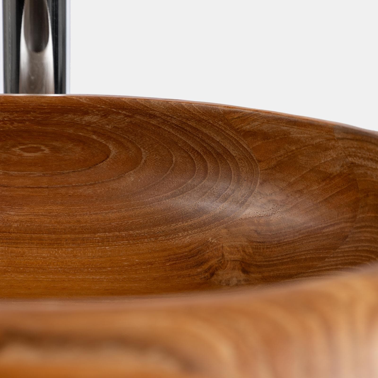 Lavabo d'appoggio in teak 40 x 12cm - Sinker