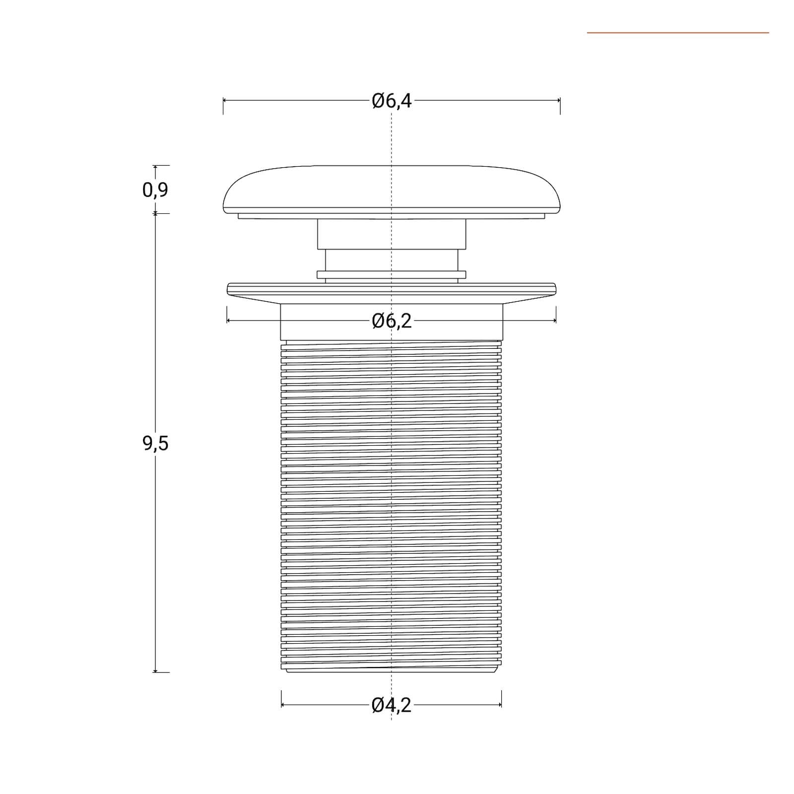 Lavabo freestanding 40x85 h cm in cemento basalto - Hamilton