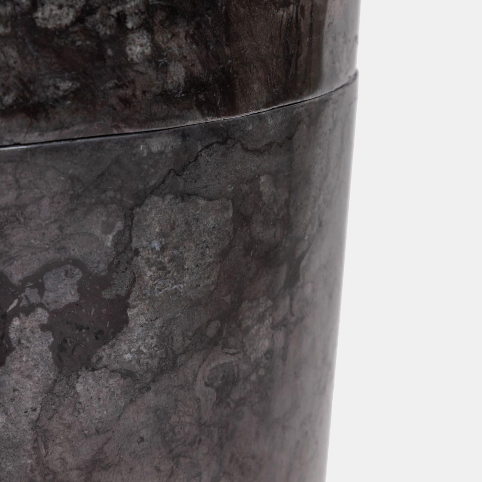 Lavabo freestanding da giardino 40x90 h cm in marmo nero - Artizan