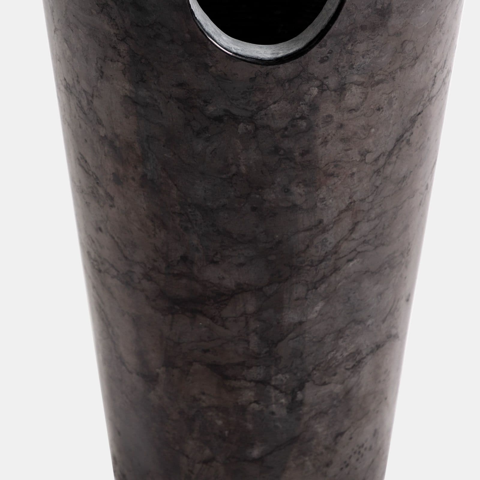 Lavabo freestanding da giardino 40x90 h cm in marmo nero - Artizan