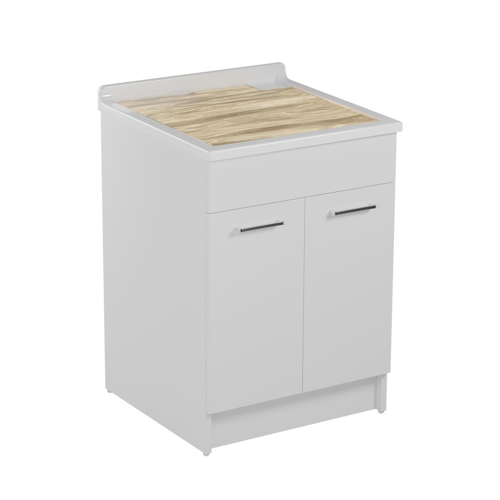 Lavatoio Swash Colavene 60x60x87h cm con asse lavapanni bianco opaco