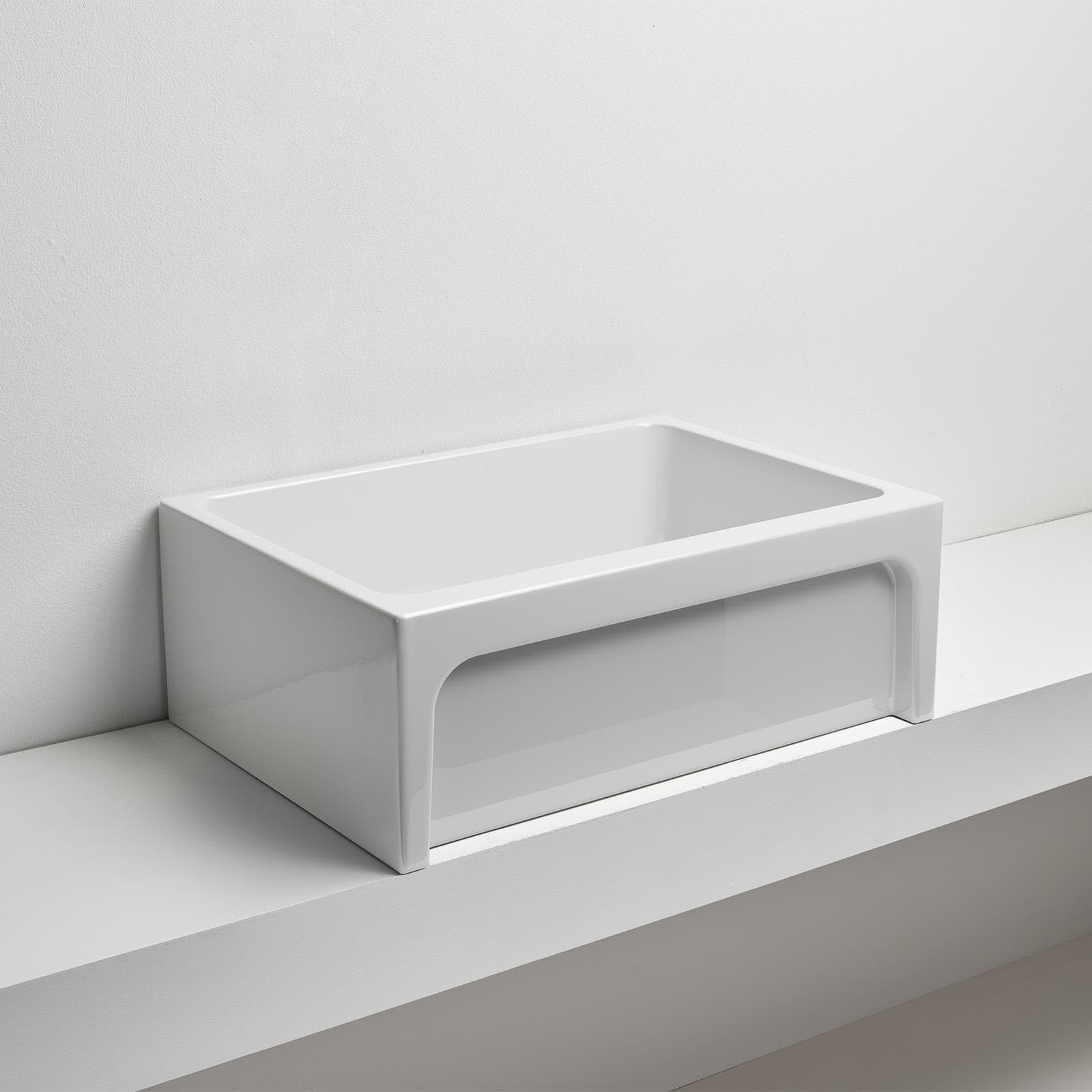 Lavello da incasso 75x50 cm bianco - Kitchen di Simas