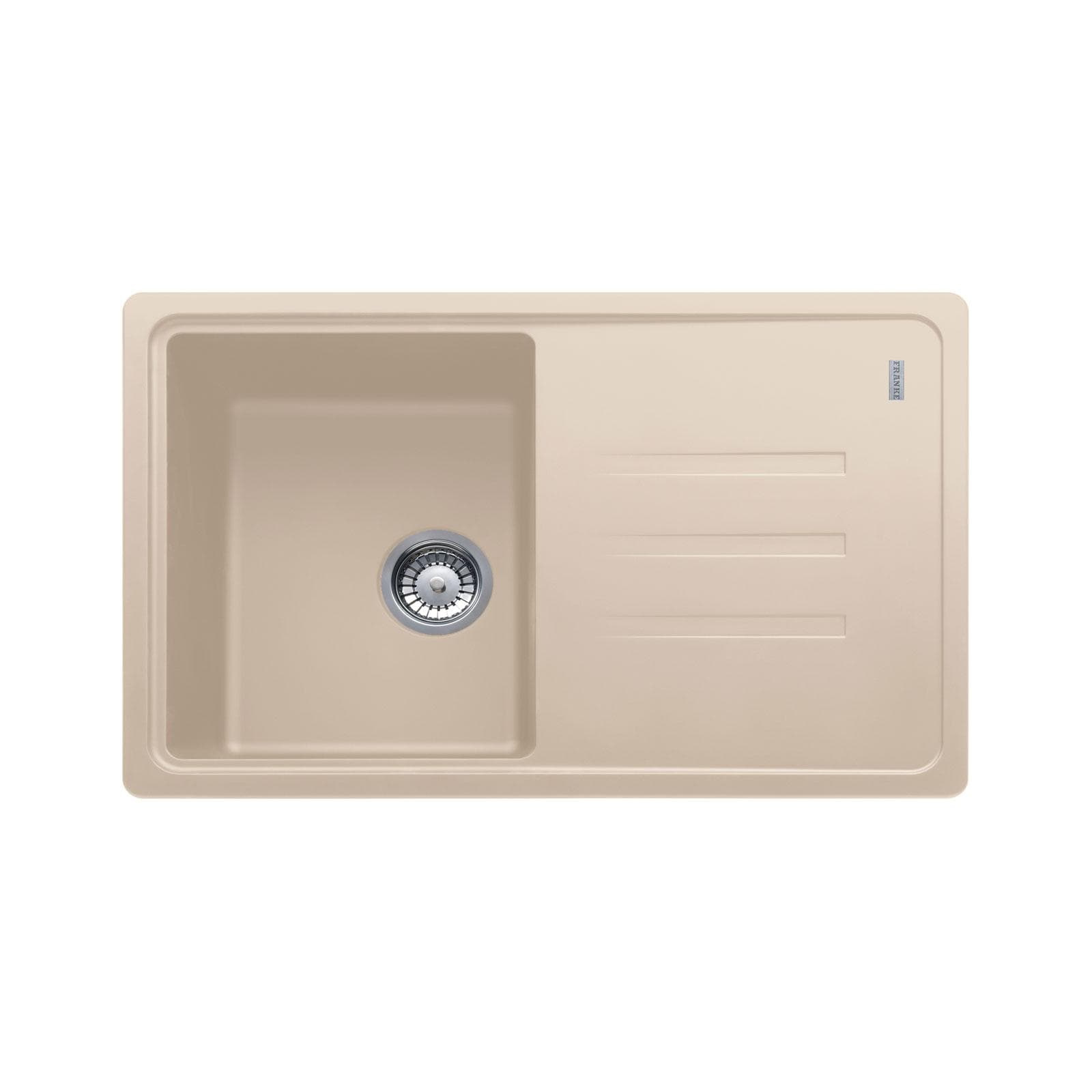 Lavello Franke Malta in fragranite 78x50 cm con gocciolatoio avena