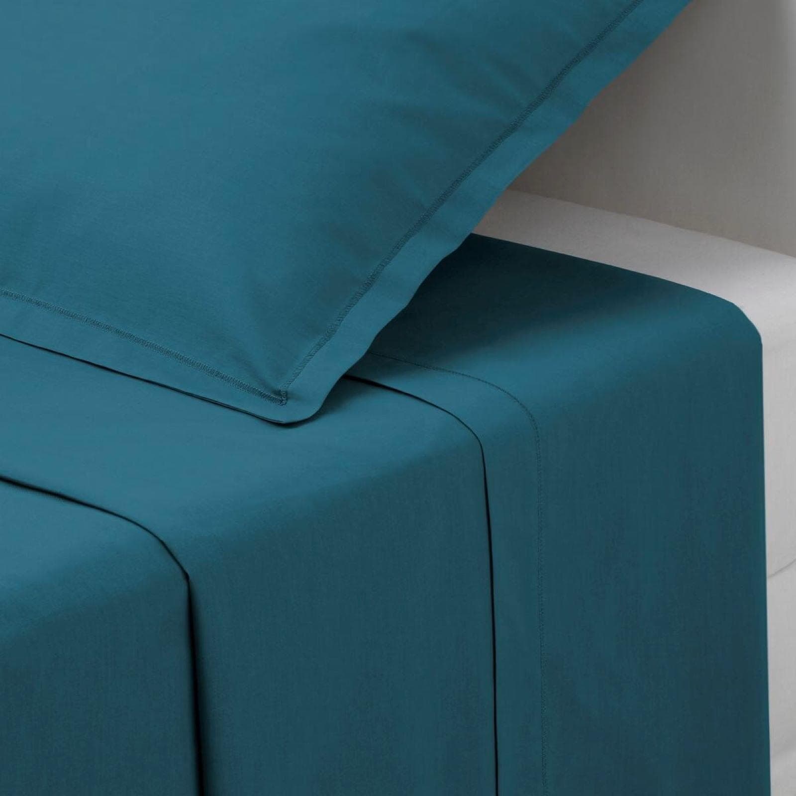 Lenzuolo 240x290 cm in cotone petrolio - Bellini