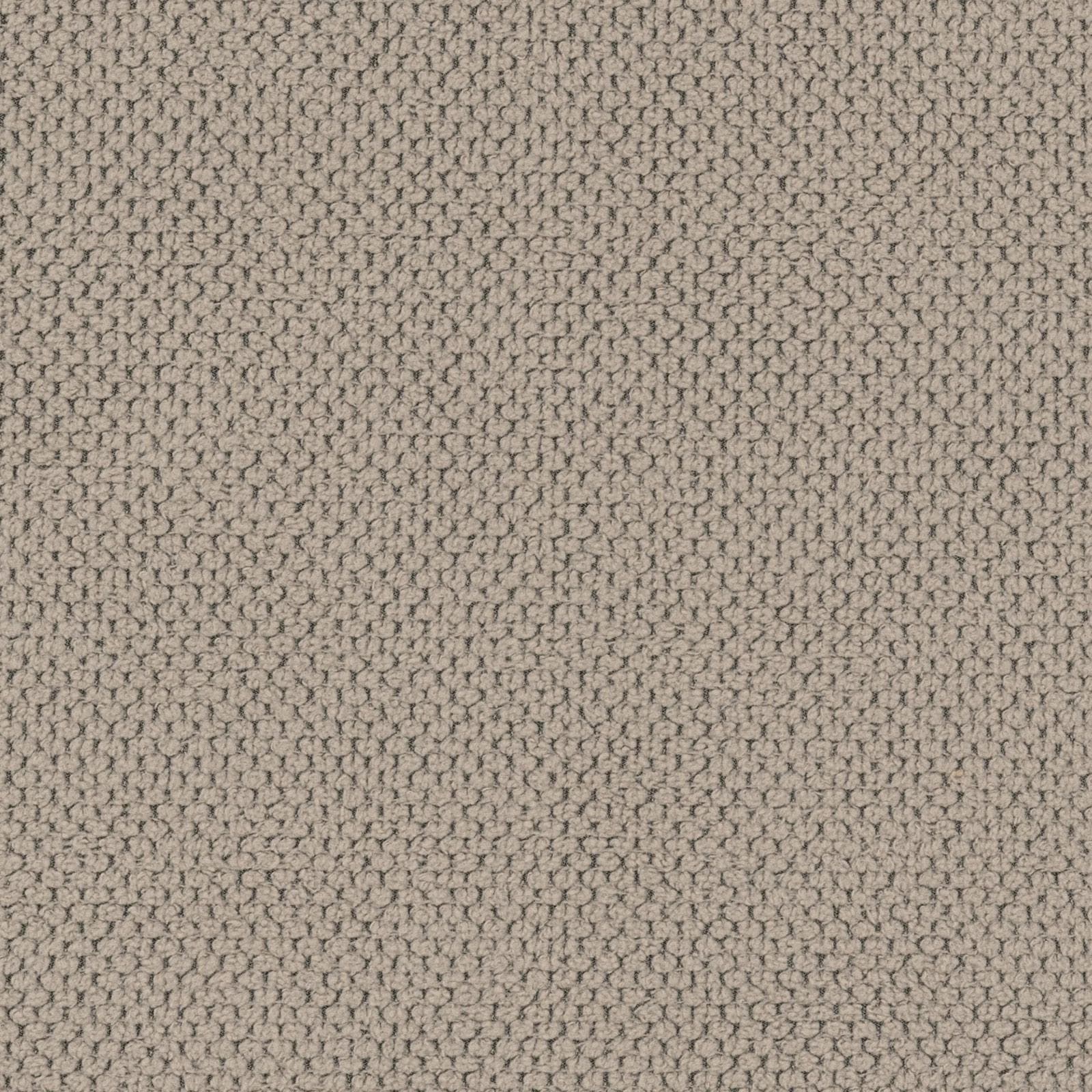 Letto matrimoniale 160x190 cm in tessuto effetto maglia tortora chiaro con contenitore - Maverick