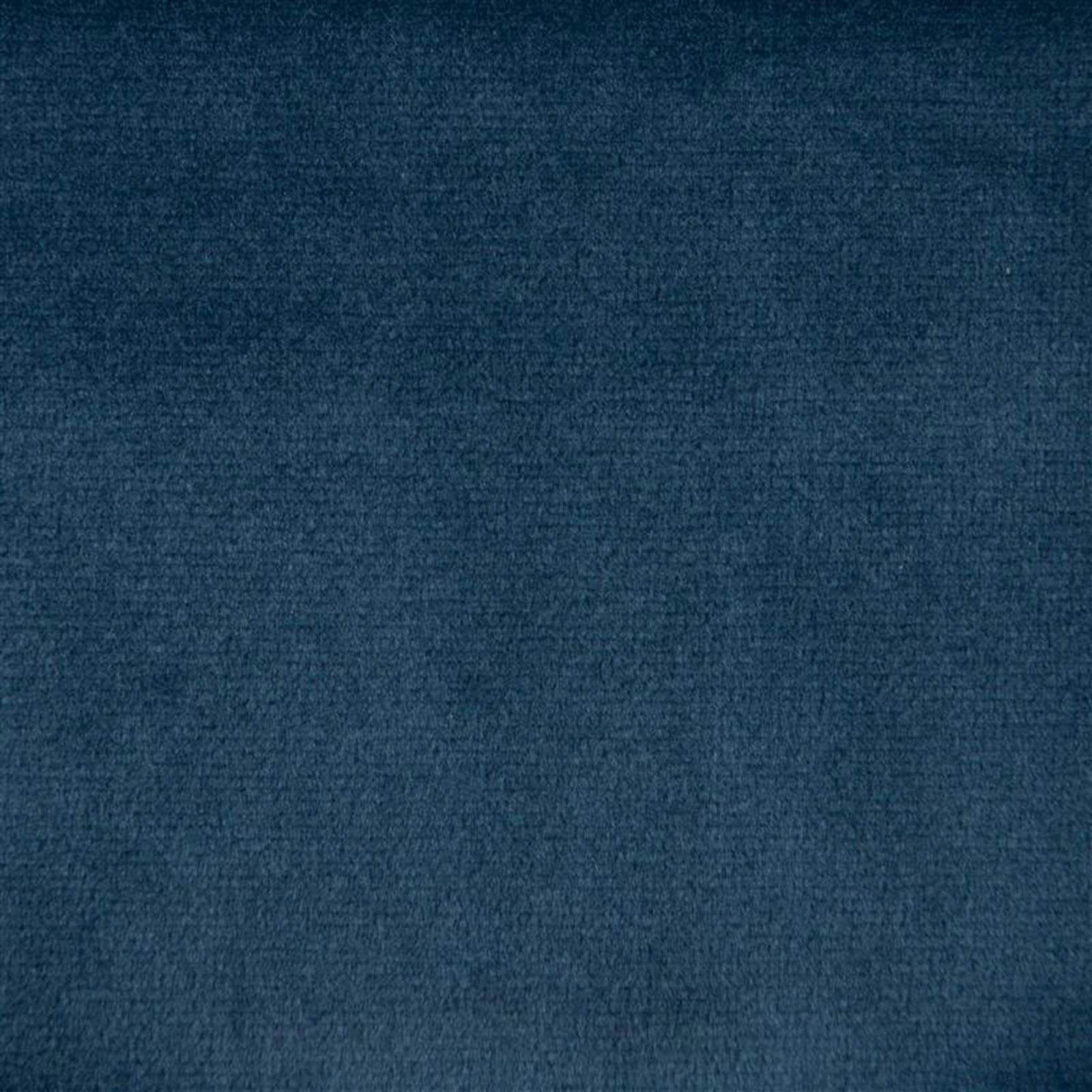 Letto matrimoniale 160x190 cm in velluto blu petrolio con contenitore - Maverick
