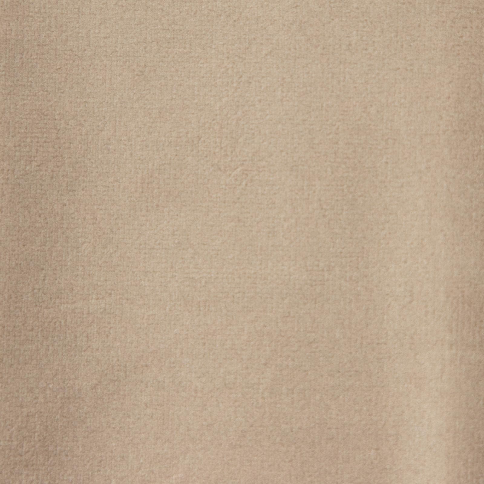 Letto matrimoniale 160x190 cm in velluto beige con contenitore e piedi oro - Maverick