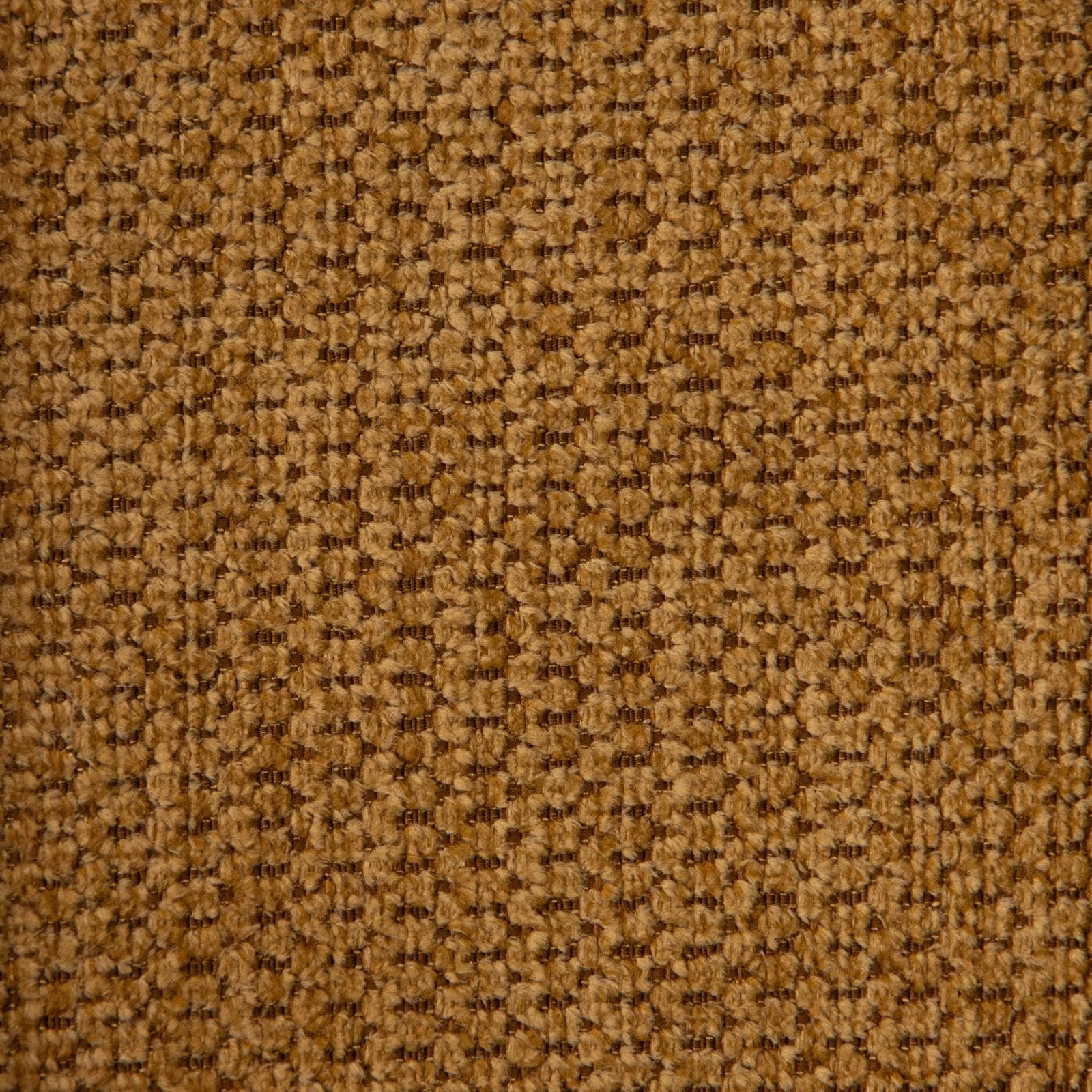 Letto matrimoniale 160x200 cm in tessuto effetto maglia giallo ocra con gambe in legno - Lasly