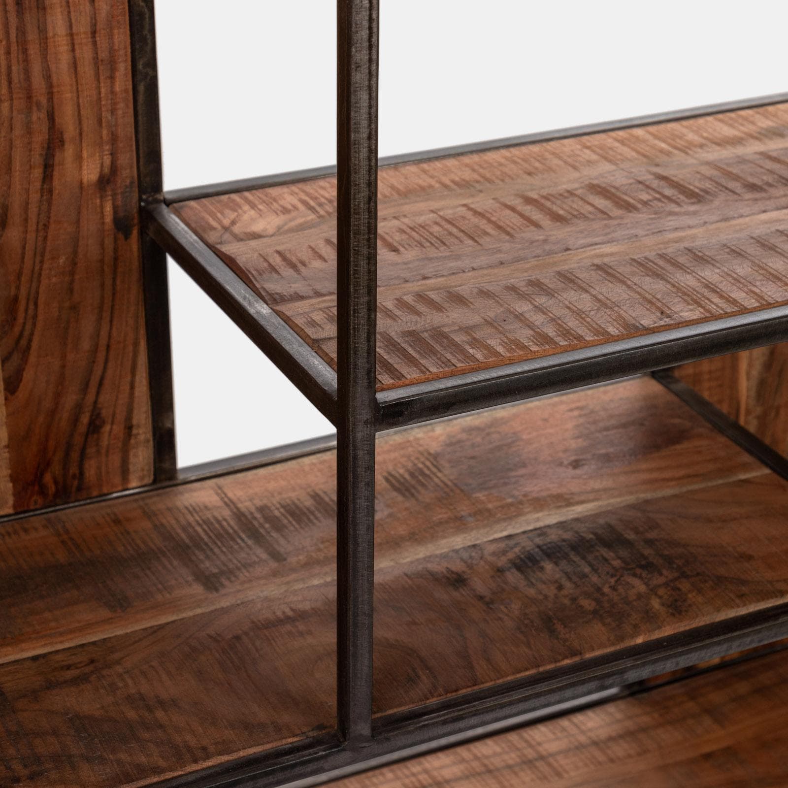 Libreria 118x30 cm in legno di acacia - Freia Acacia
