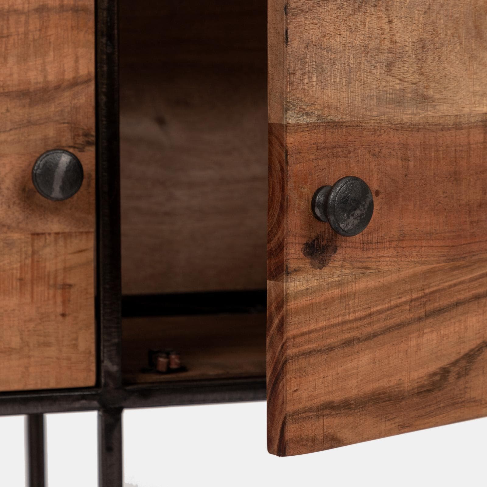 Libreria 118x30 cm in legno di acacia - Freia Acacia