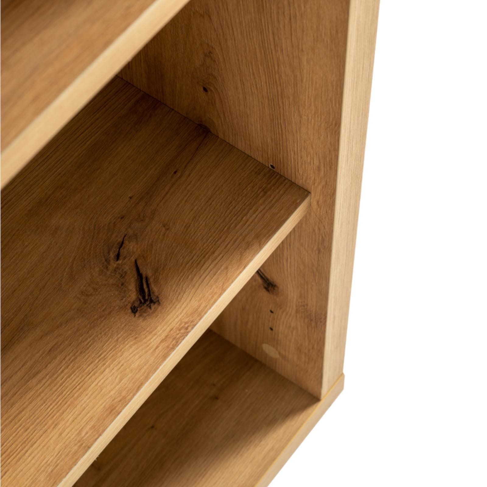 Libreria 82x112h cm rovere artisan con ripiani regolabili - Homely office