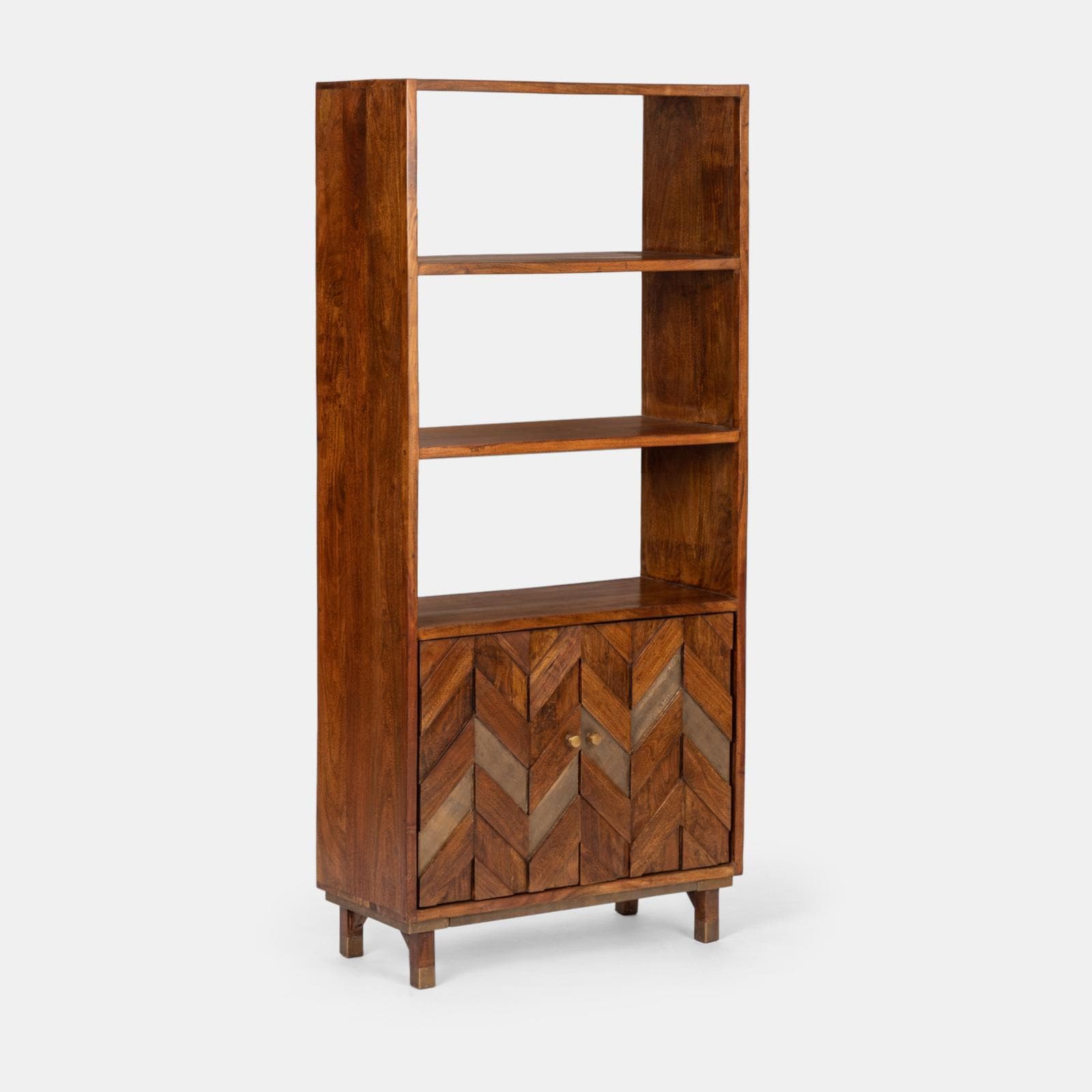 Libreria 88x192h cm in legno - Freia Acacia
