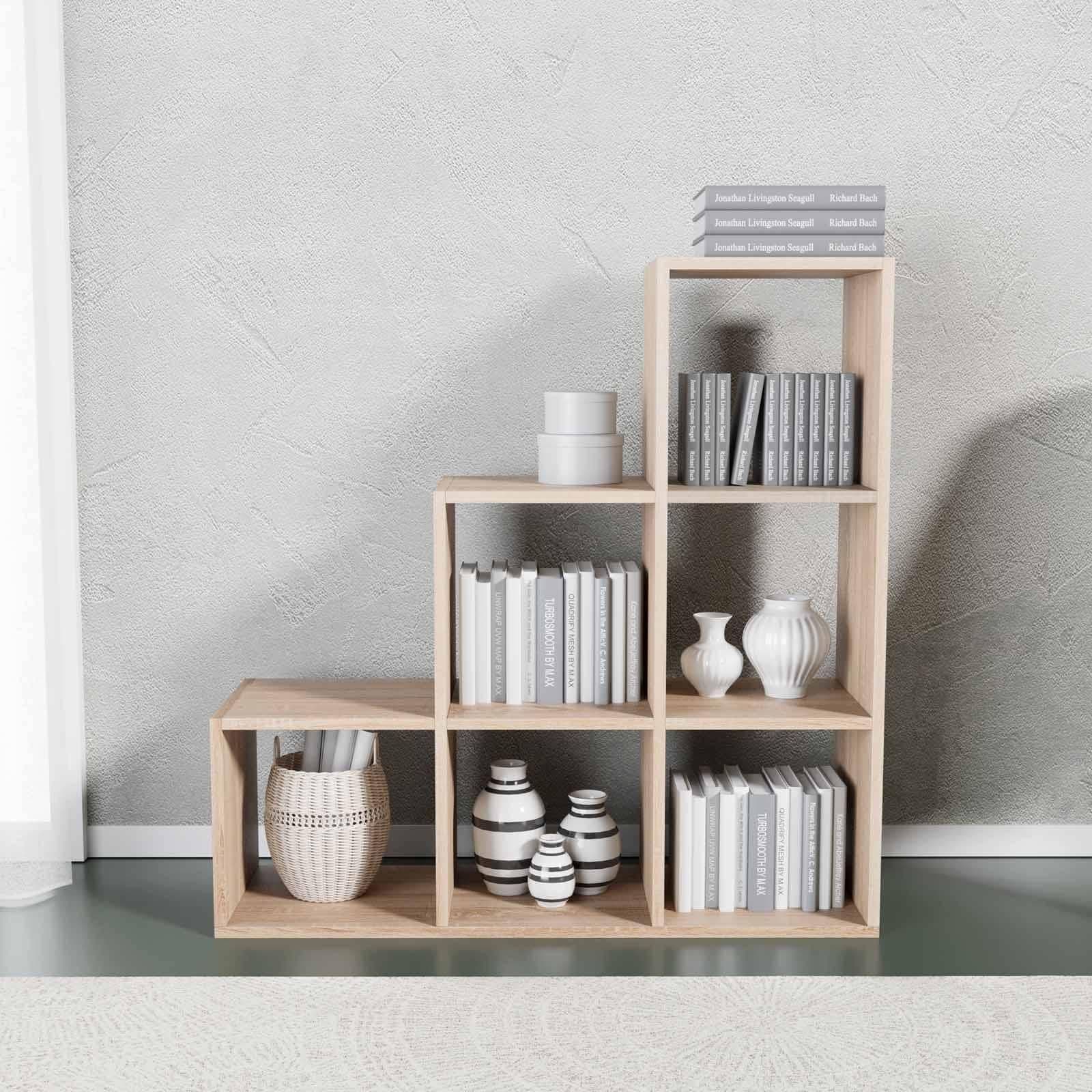 Libreria 90x92h cm in legno rovere - Artik