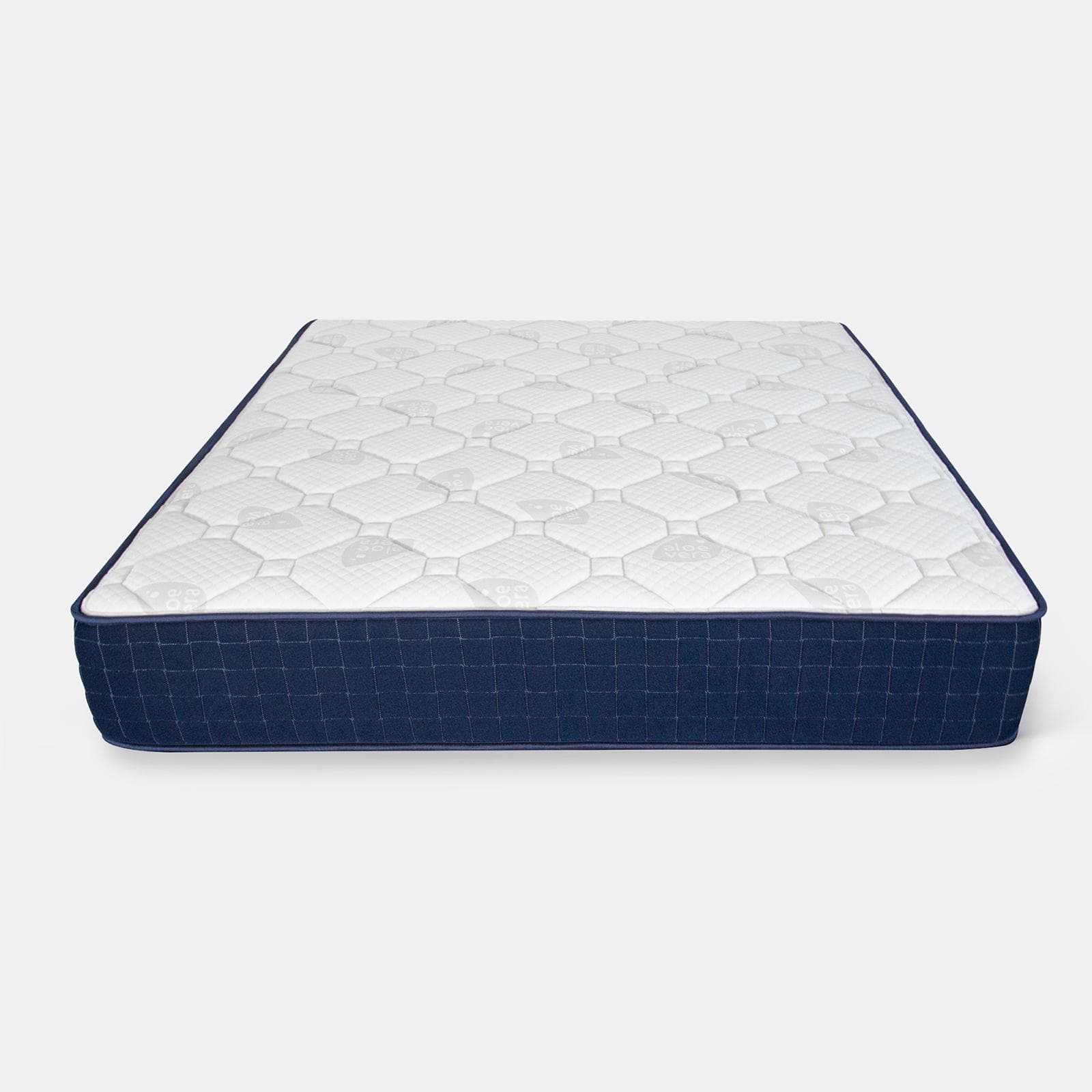 Materasso matrimoniale a molle 160x190 cm in Elastic Foam con rivestimento Aloe h 22 cm - Bounce Comfort