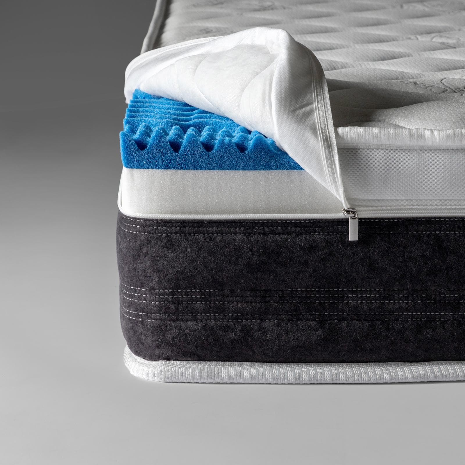 Materasso matrimoniale a molle sfoderabile 160x200 cm in Memory Gelly System antiacaro h 26 cm - Gelly Sleep Bounce