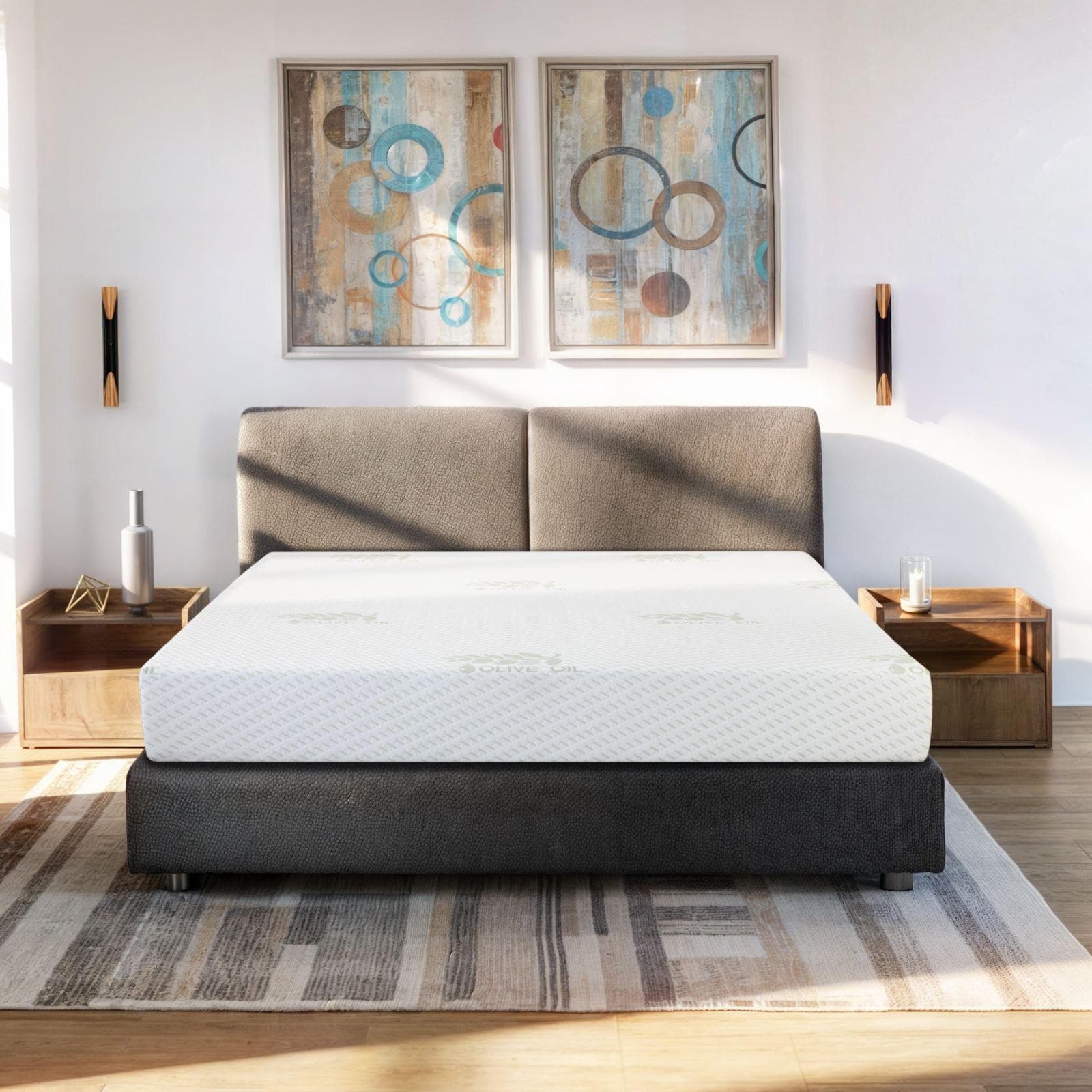 Materasso matrimoniale sfoderabile 160x200 cm in Memory Prime anallergico h 20 cm - Good