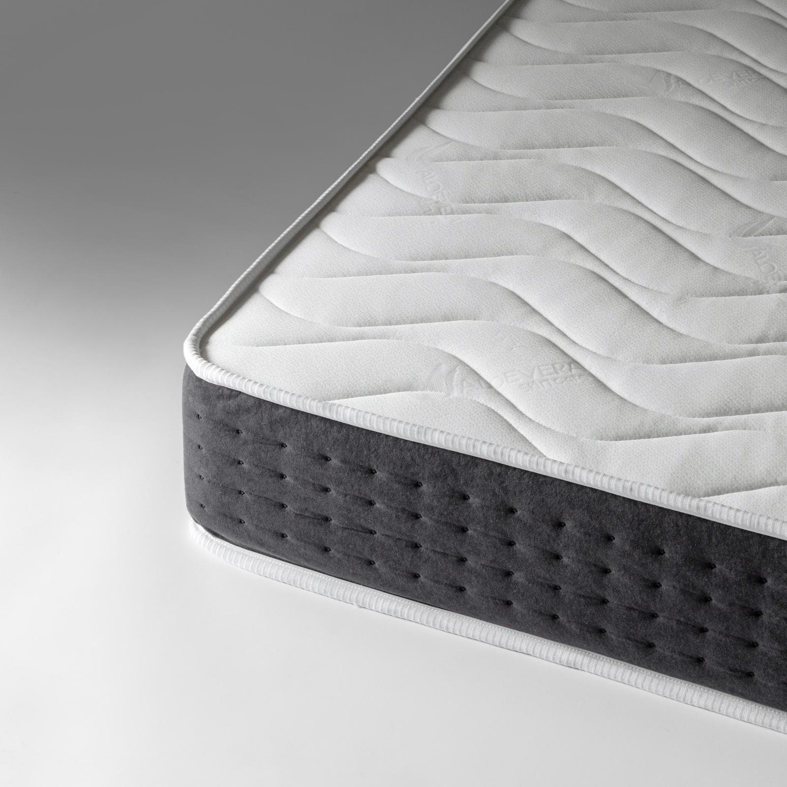 Materasso singolo 90x190 cm in Memory Prime con rivestimento tessuto Aloe h 25 cm - Dual Comfort