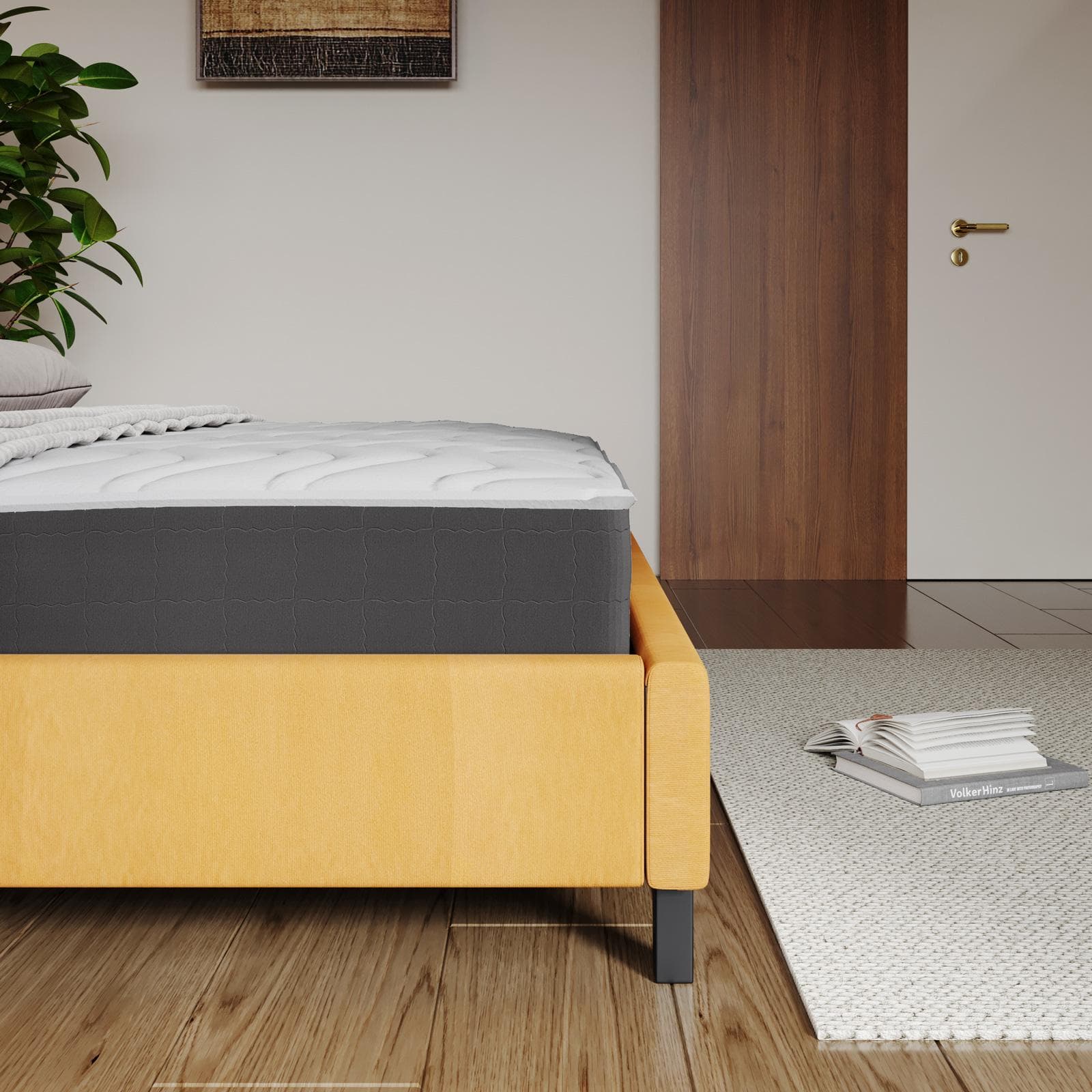 Materasso singolo 90x200 cm in Elastic Foam con rivestimento traspirante h 20 cm - Foamy Sleep