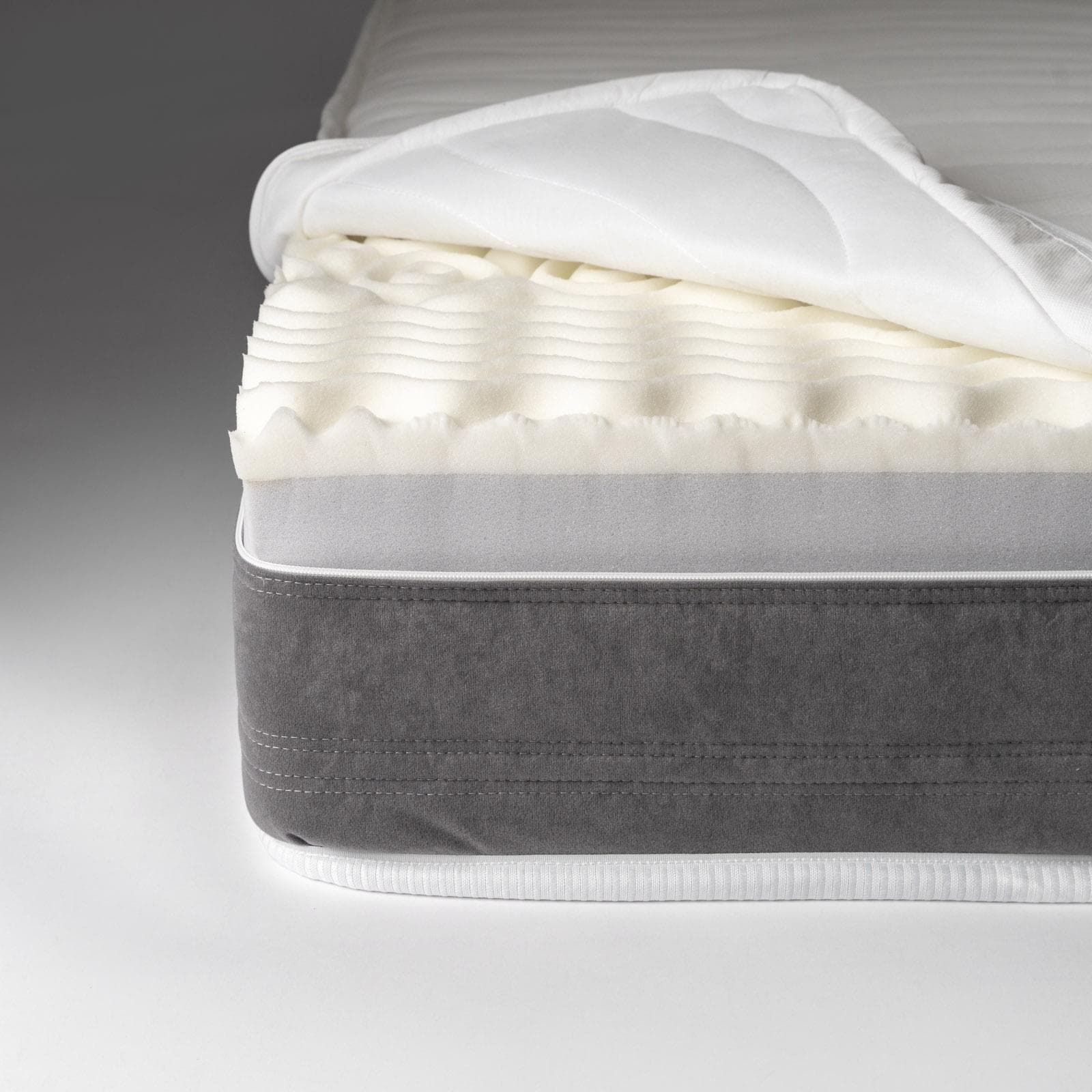 Materasso una piazza e mezza climatizzato 120x200 cm in Memory System con rivestimento Ice sfoderabile h 26 cm - Clima Sleep Plus