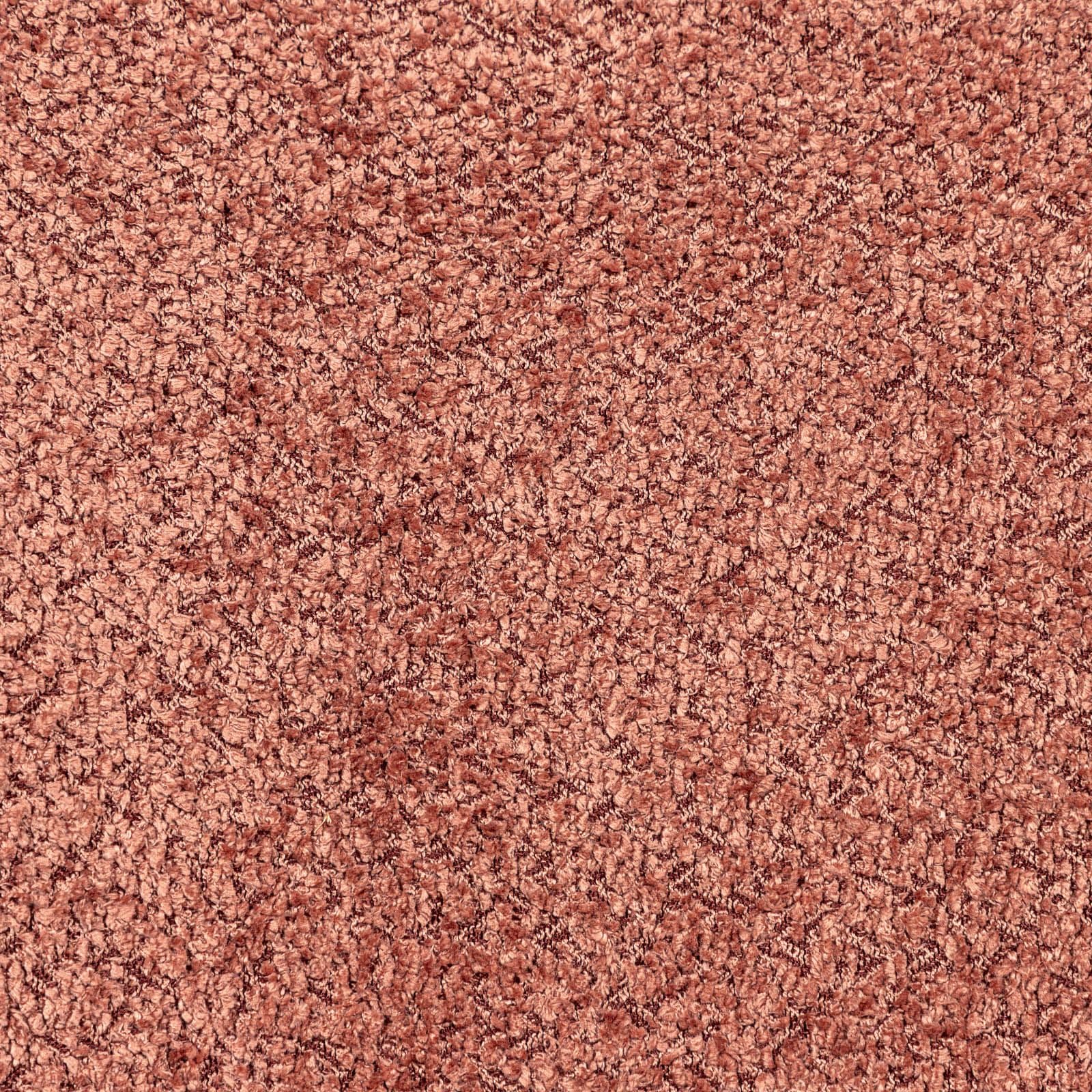Maxi poltrona in tessuto bouclé rosa antico con schienale - Jackie