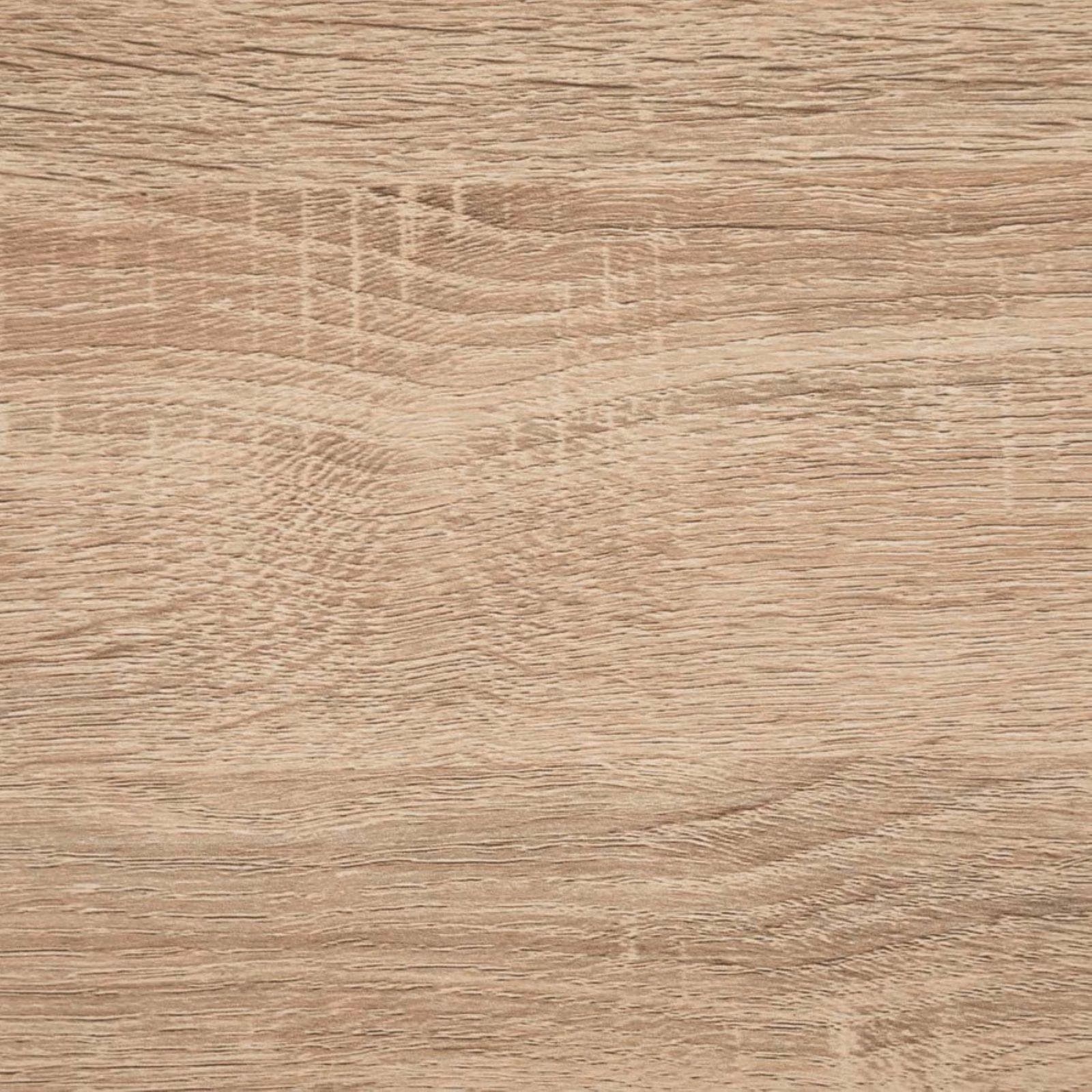 Mensola a muro 78 cm effetto rovere e acciaio nero - Emyl