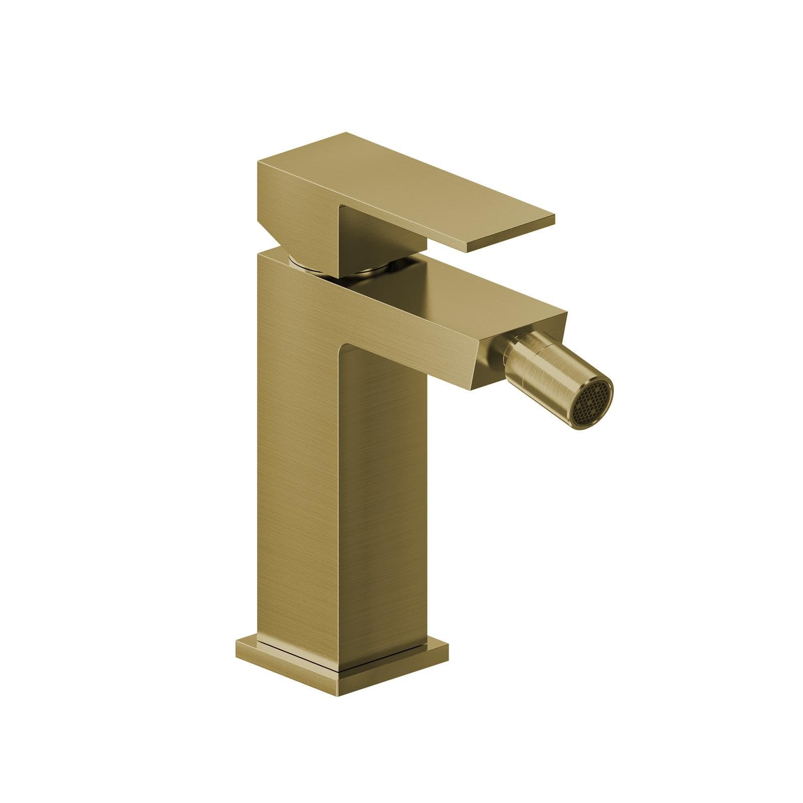 Miscelatore bidet in ottone oro spazzolato anti-impronta - Kyria