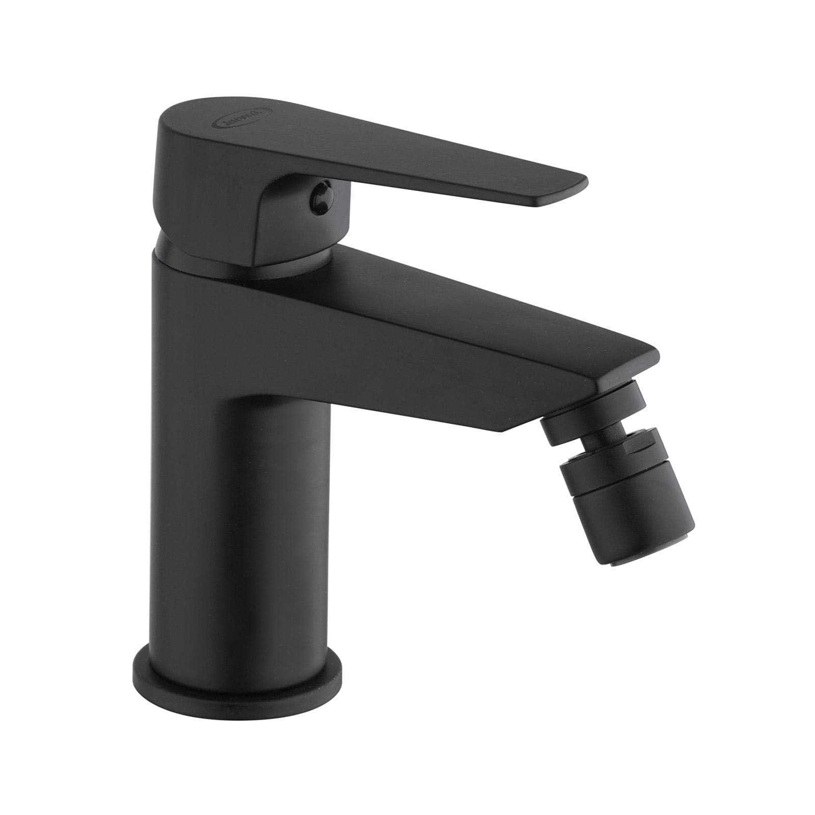 Miscelatore bidet nero opaco per piletta click clack Inca di Jacuzzi - Rubinetteria